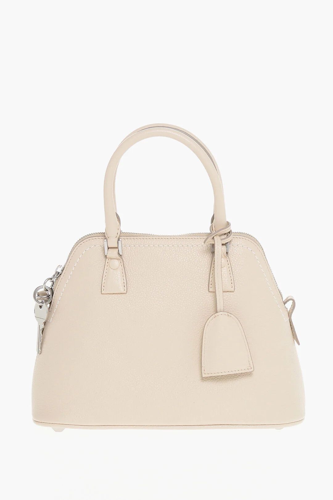 Maison Margiela og1mm0326 Size: 43-46 / Hammered Leather Bag in Beige Size ONE SIZE - 1 Thumbnail