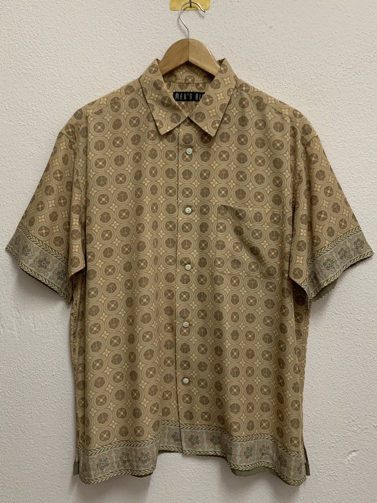 BIGI MEN’S BIGI Floral Short Sleeved Button Up Shirt Size US M / EU 48-50 / 2 - 1 Thumbnail