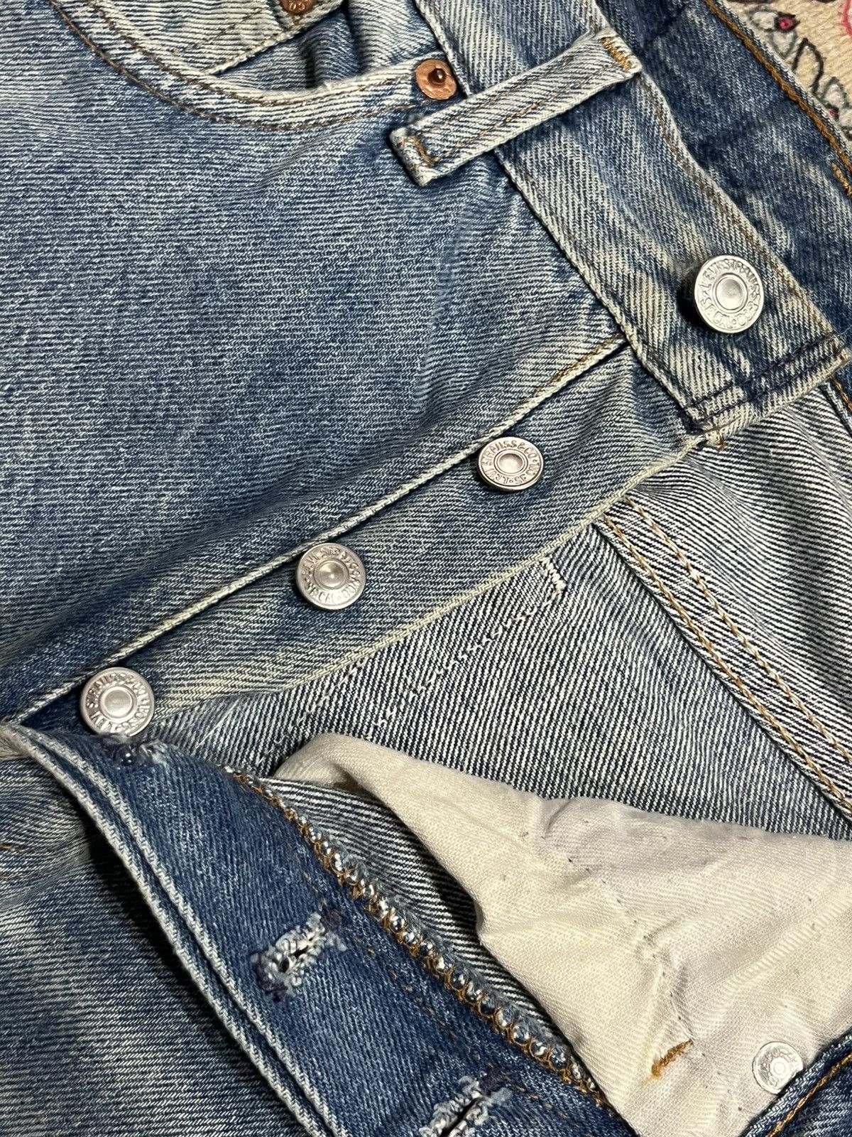 Levi's Vintage 80s Levi’s 501xx Made in Usa Blue Washed Jeans Size US 29 - 6 Thumbnail
