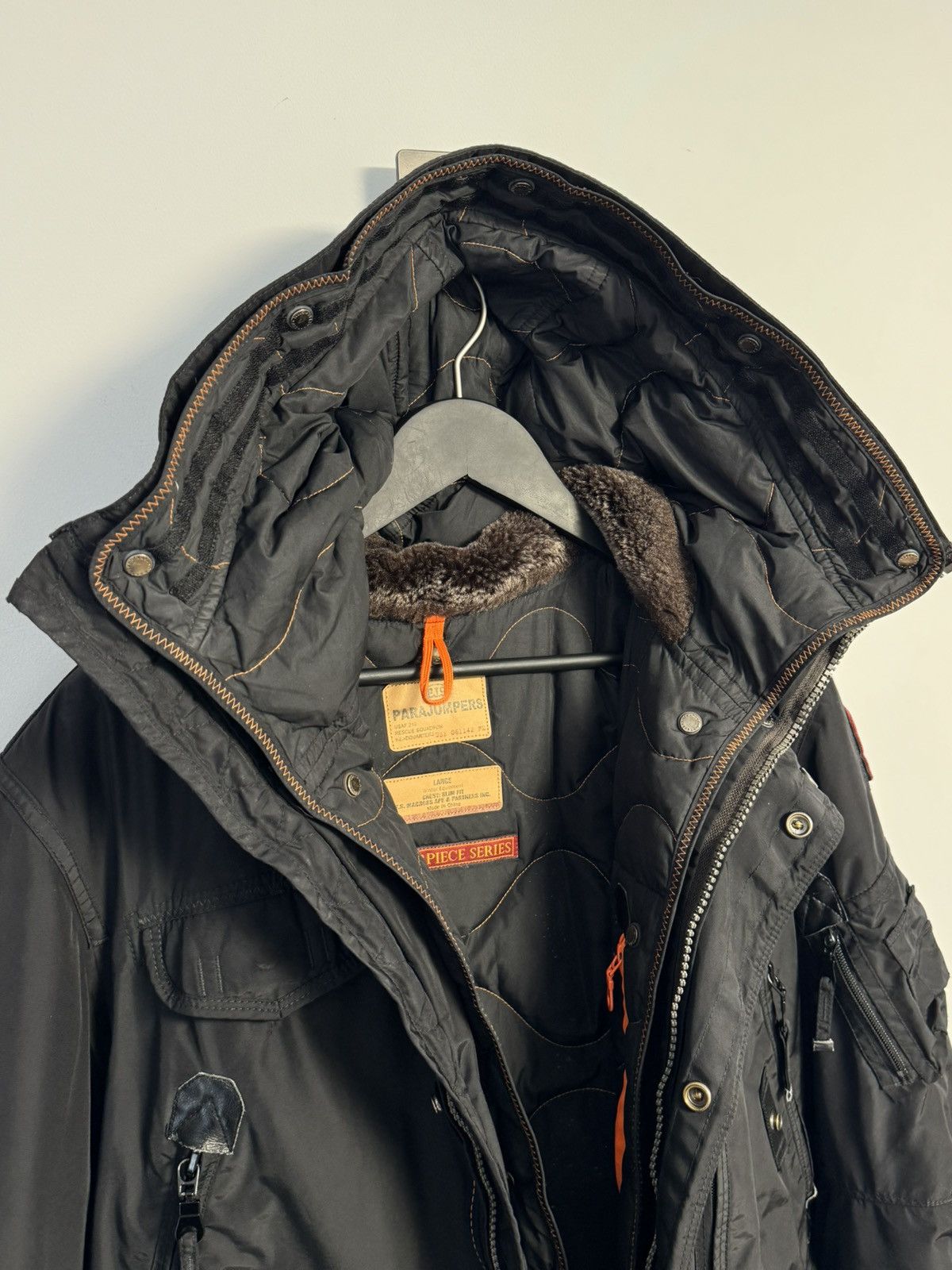 Parajumpers Mens Parajumpers Right Hand Short Jacket Black Size US L / EU 52-54 / 3 - 23 Thumbnail