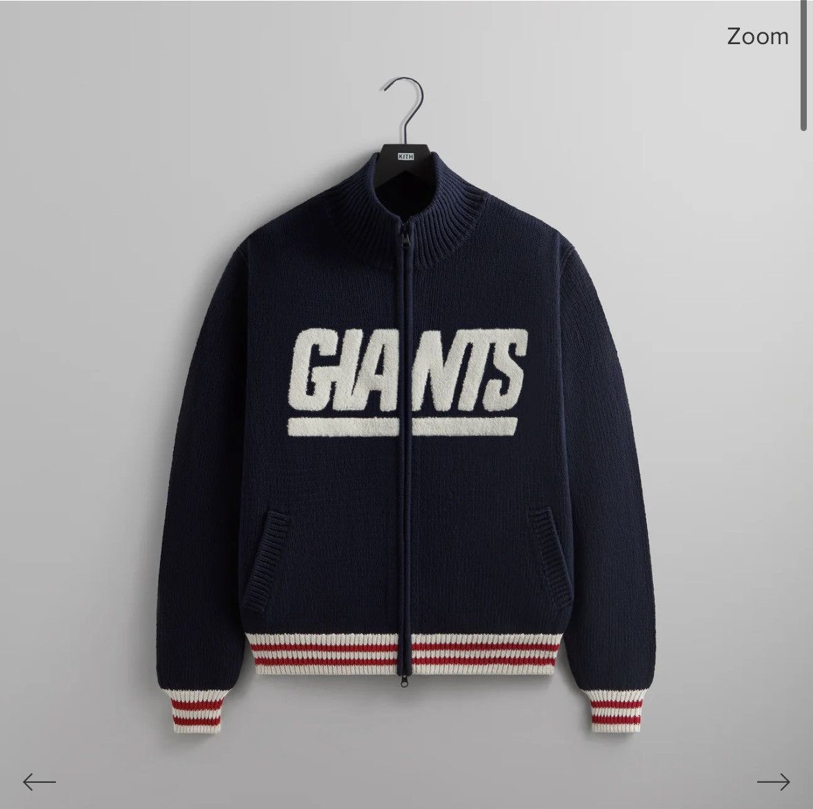 Kith × NFL Kith X NFL Giants Sweater Size US L / EU 52-54 / 3 - 1 Thumbnail