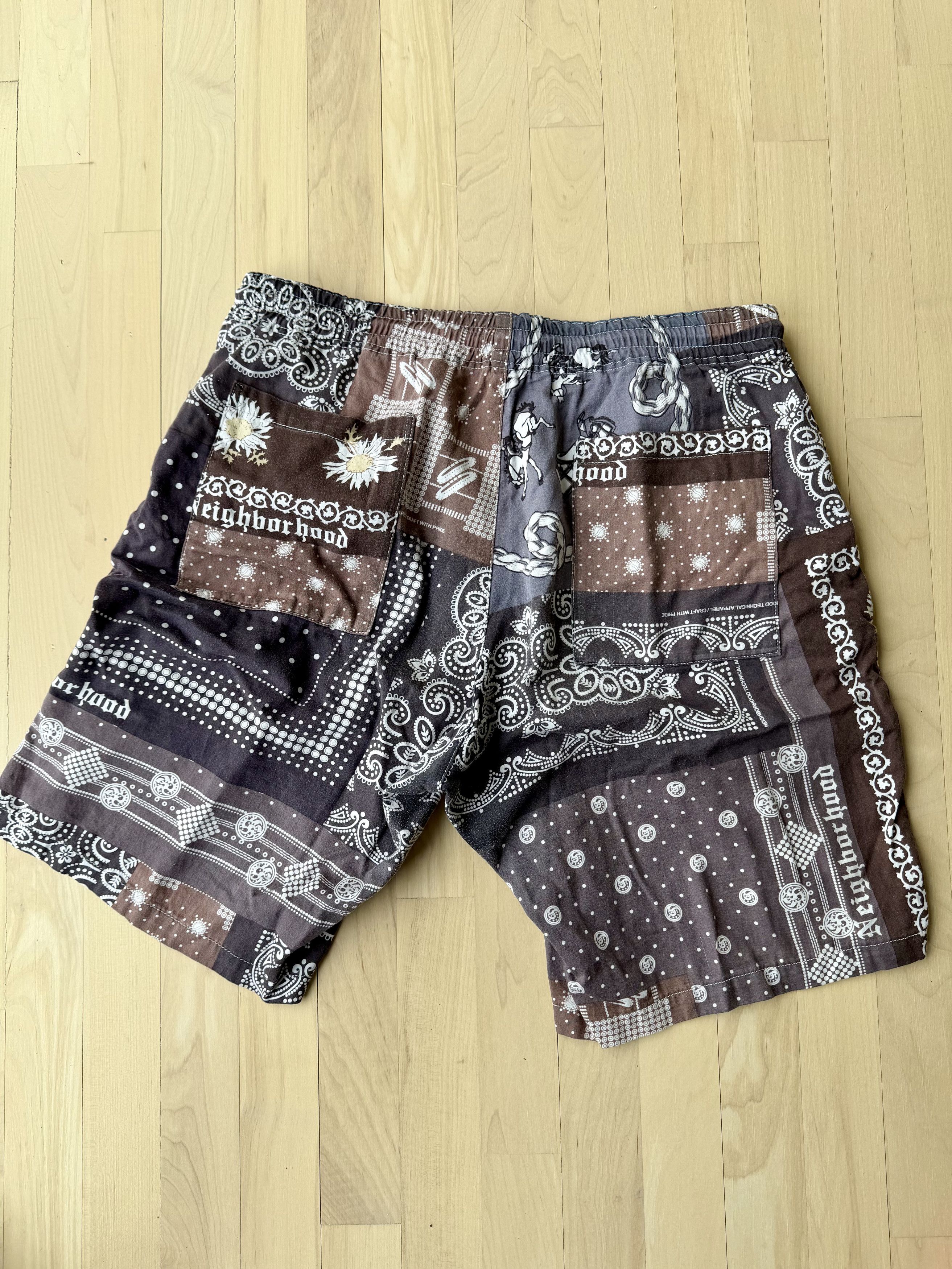 Neighborhood NEIGHBORHOOD C-ST Bandana Shorts Size US 34 / EU 50 - 2 Thumbnail