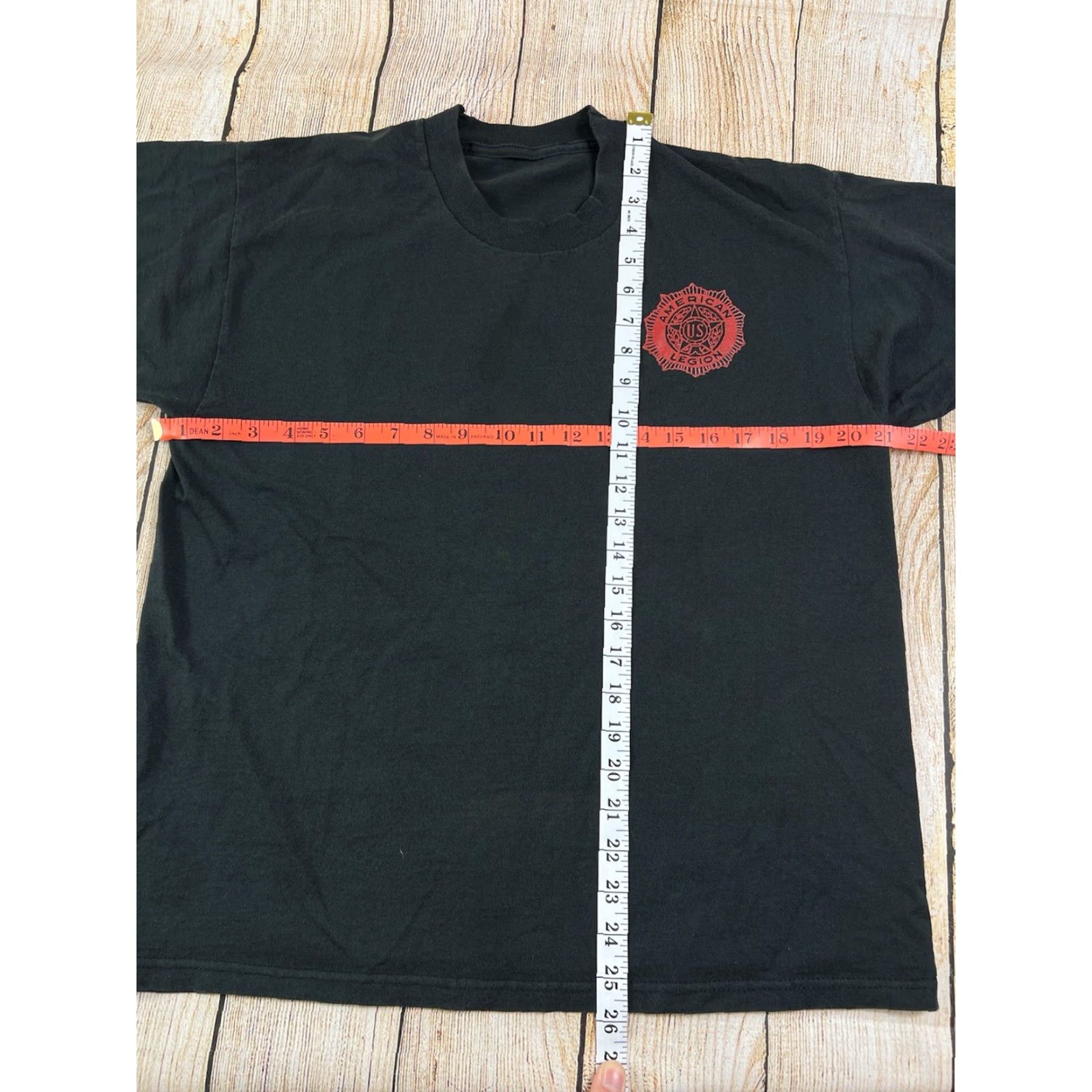 Vintage VINTAGE American Legion Black T Shirt 90s Graphic Print Poppy Run 1997 Large Mens T-Shirt Size US L / EU 52-54 / 3 - 5 Thumbnail