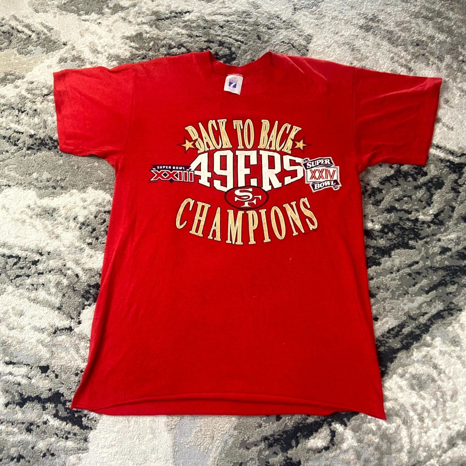 Logo 7 VTG 1986 San Francisco 49ers L Logo 7 Super Bowl Champions Size US L / EU 52-54 / 3 - 1 Thumbnail