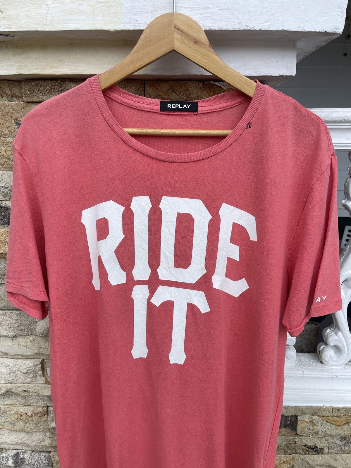 Replay Last Drop🔥Rare🔥Vintage y2k REPLAY Ride It Archive T-Shirt Size US L / EU 52-54 / 3 - 4 Thumbnail