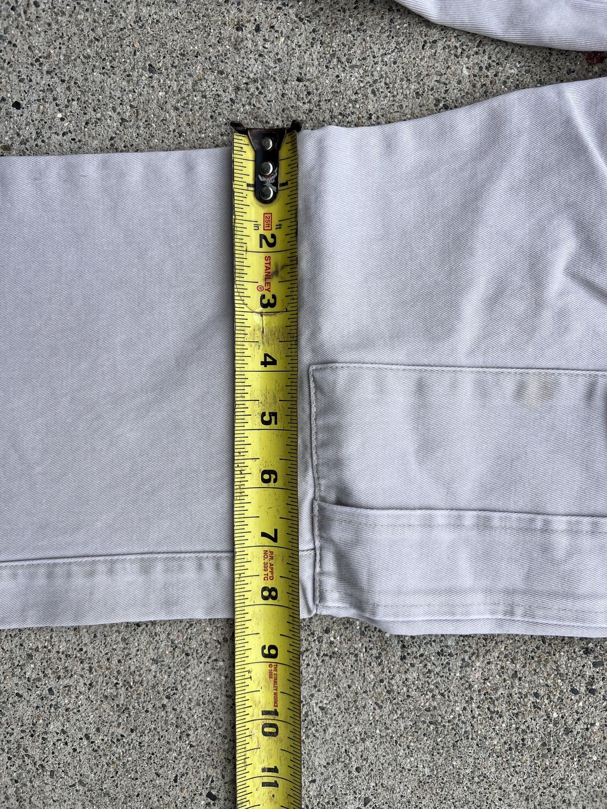 UNIONBAY × Vintage Y2K Union Bay Light Grey Low Rise Flare Cargo Pants Size 5 Size 27" / US 4 / IT 40 - 6 Thumbnail