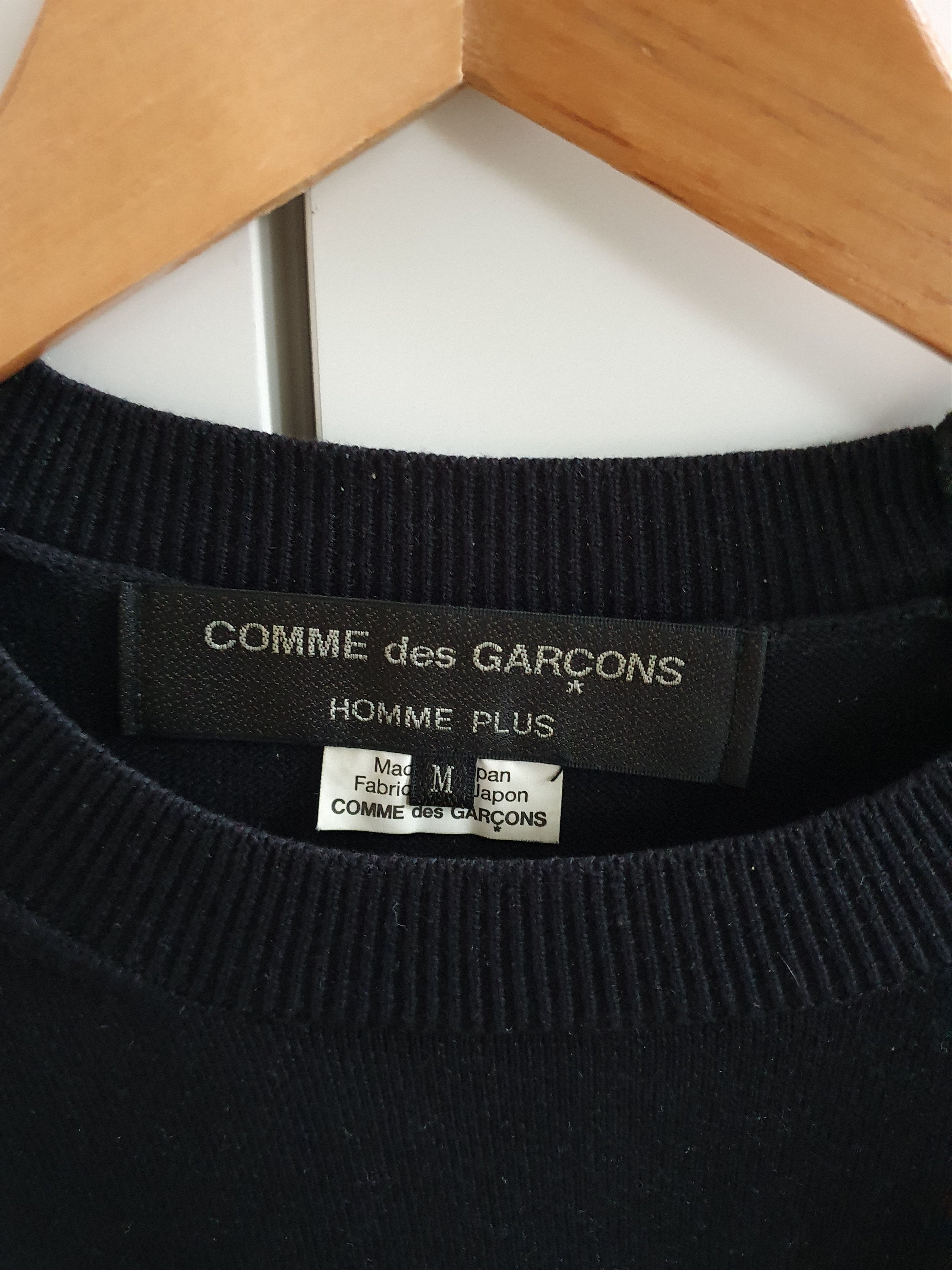 Comme des Garcons Homme Plus Comme Des Garcons Homme Plus Sweatshirt Black Size US M / EU 48-50 / 2 - 3 Thumbnail