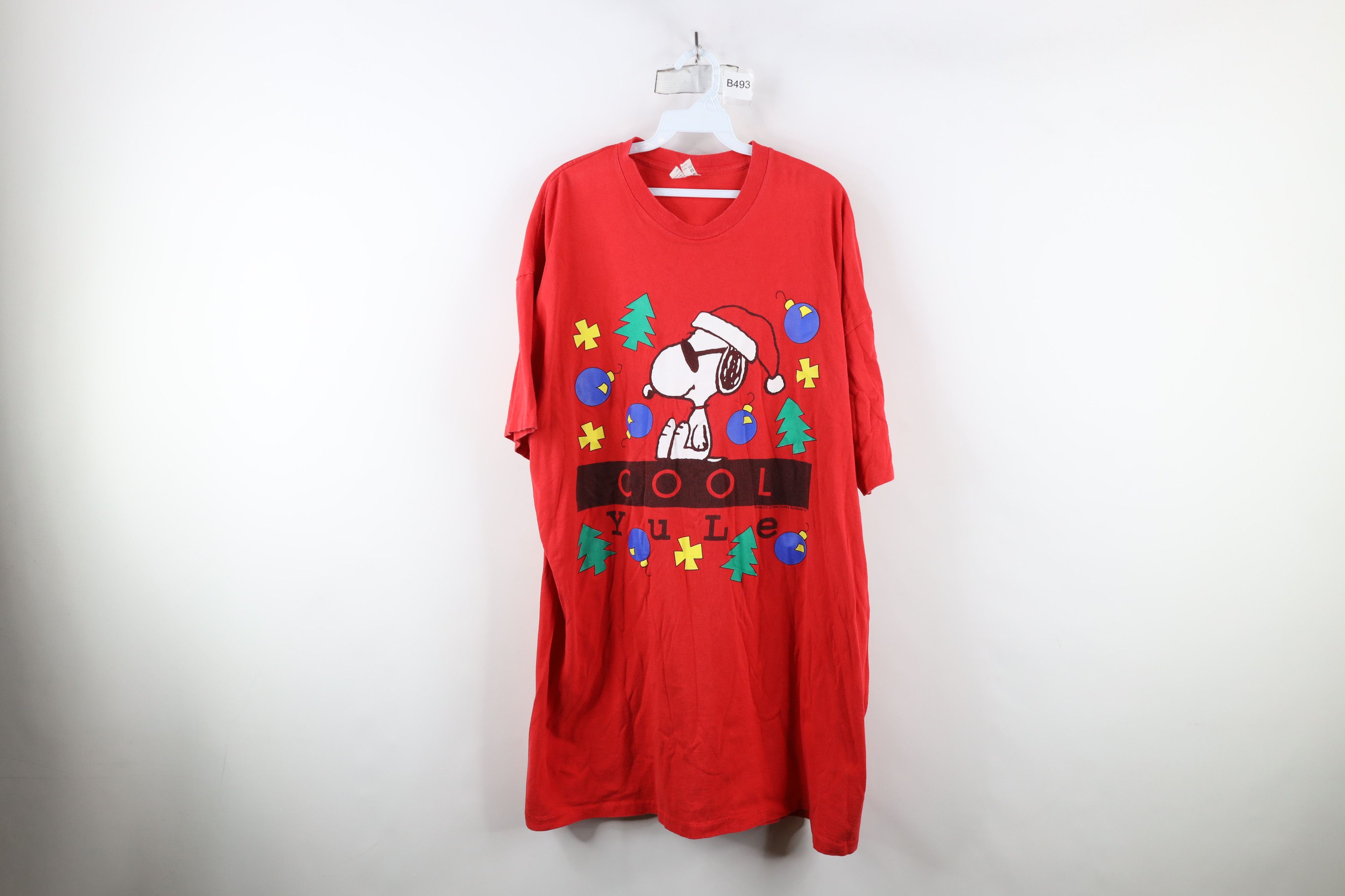 Vintage Vintage 90s Peanuts Charlie Brown Cool Snoopy Sleep T-Shirt Size US XXL / EU 58 / 5 - 1 Thumbnail