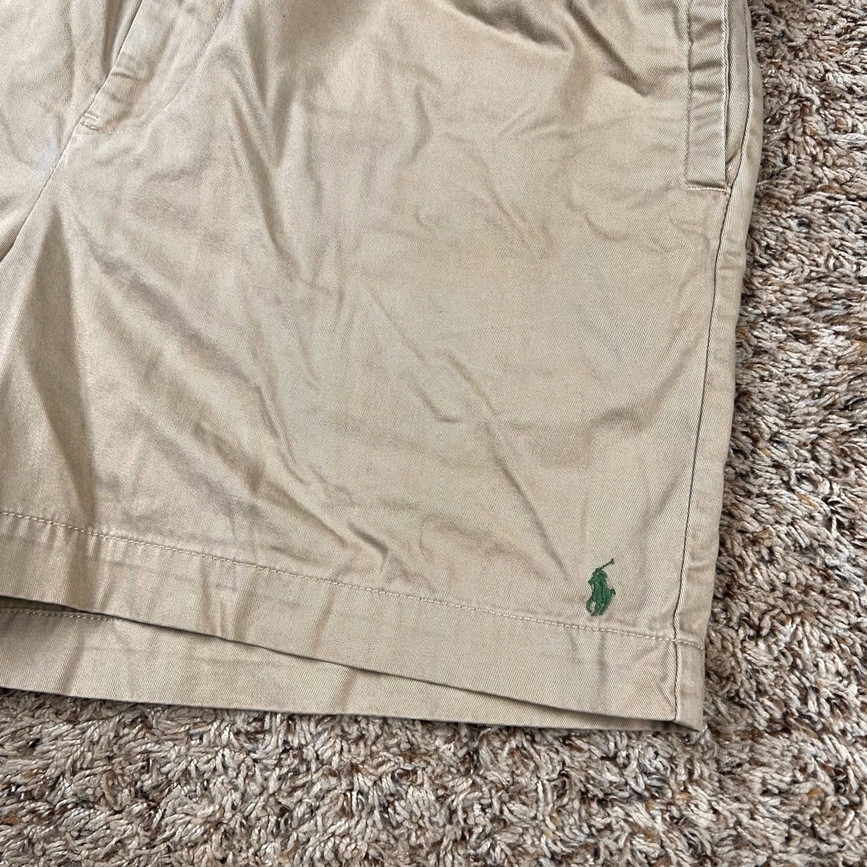 Polo Ralph Lauren Polo Ralph Lauren Chino Shorts Khaki Stretch Classic Fit XL Mens Green Pony Size US XL / EU 56 / 4 - 7 Thumbnail