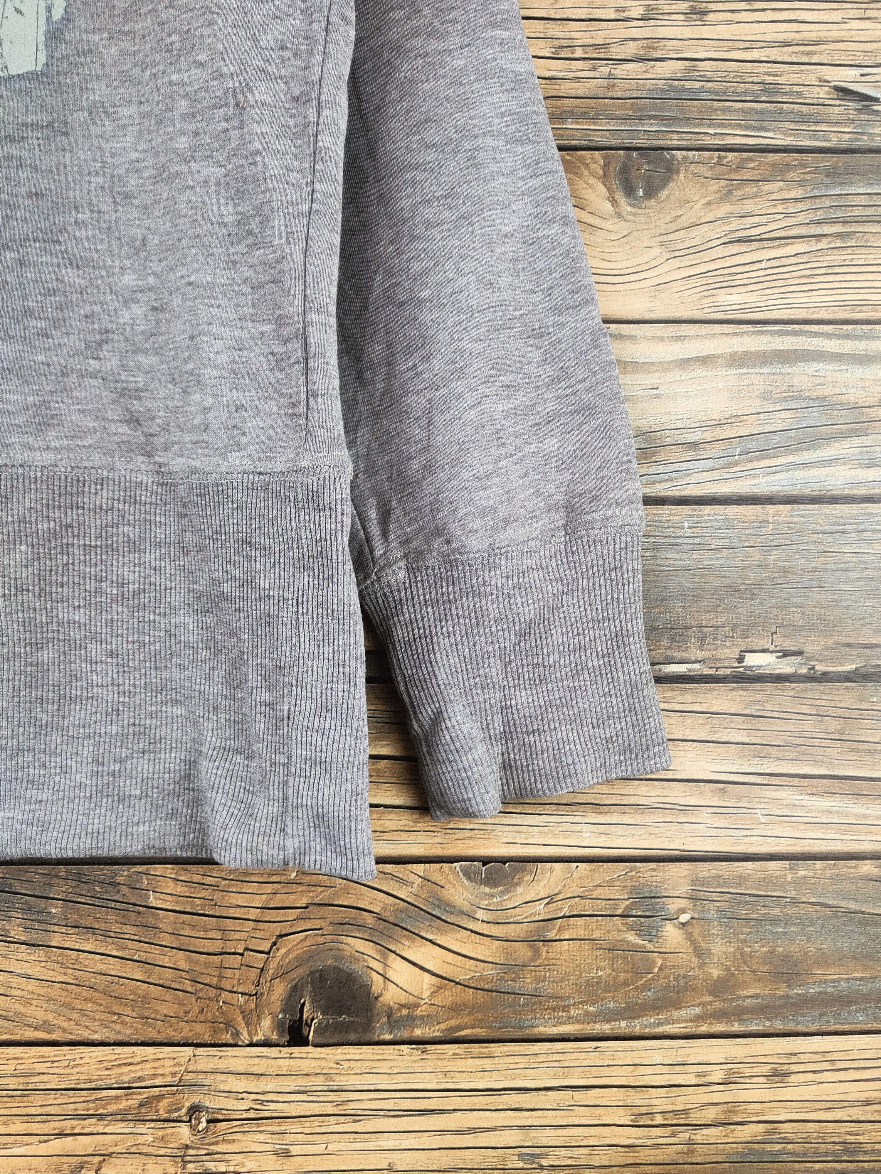 Japanese Brand DL Ecruse Gray Hoodie Sweatshirt #46-784 Size L / US 10 / IT 46 - 6 Thumbnail