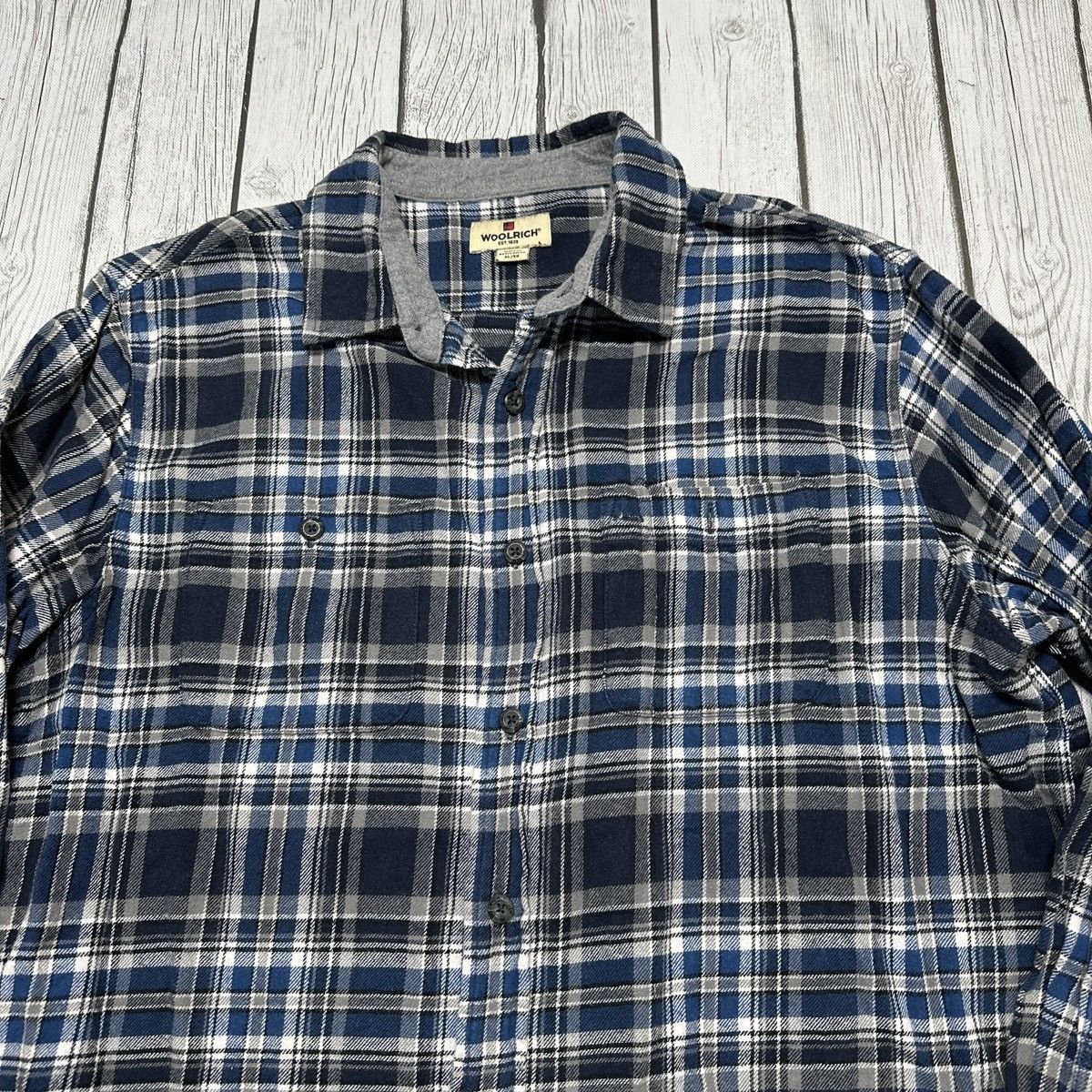 Woolrich Woolen Mills Woolrich flannel shirt Size US XL / EU 56 / 4 - 3 Thumbnail