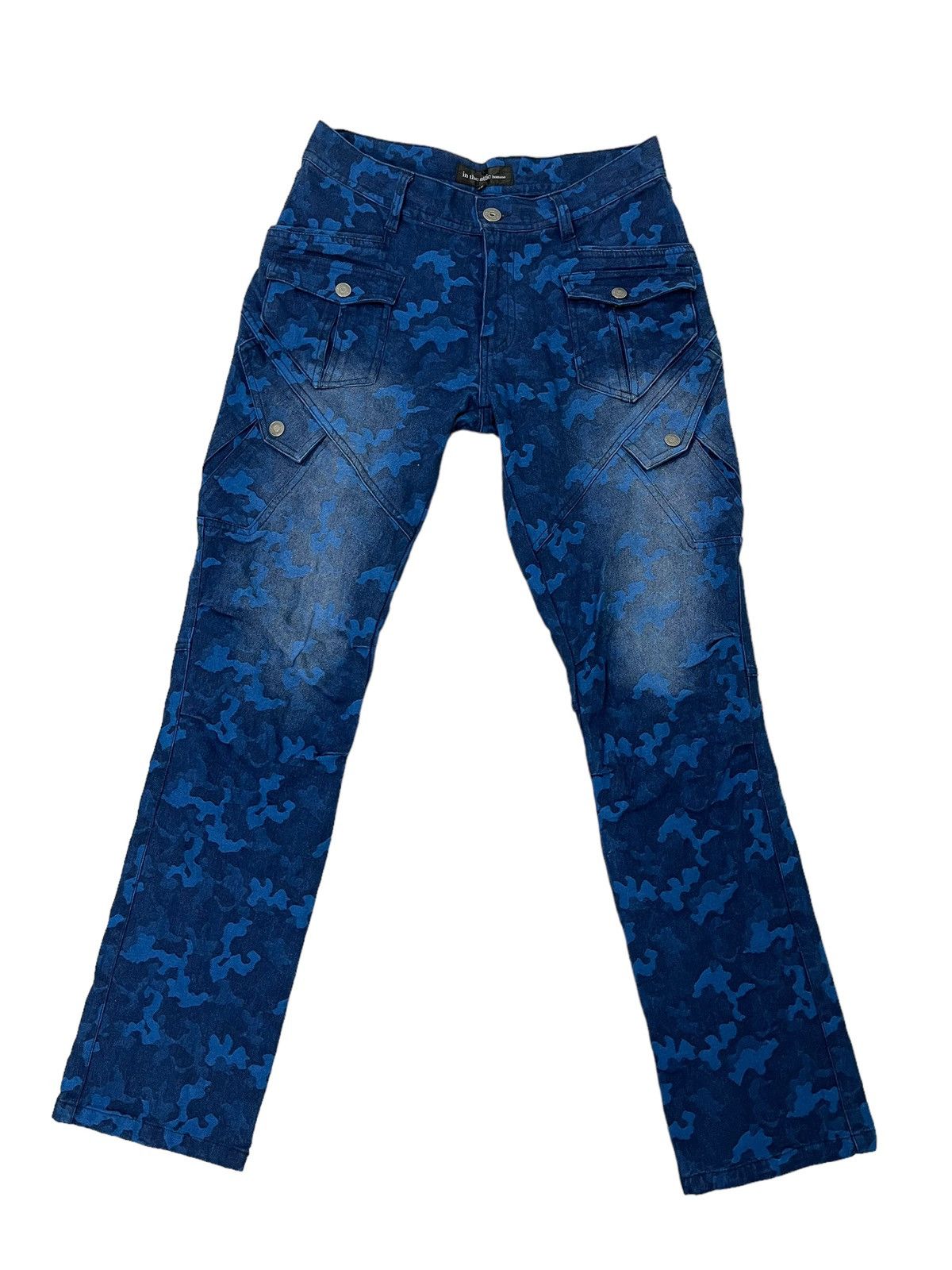 Japanese Brand Slim Bush Pant In The Attic Camo Stretch 6🟦9 Size US 31 - 1 Thumbnail
