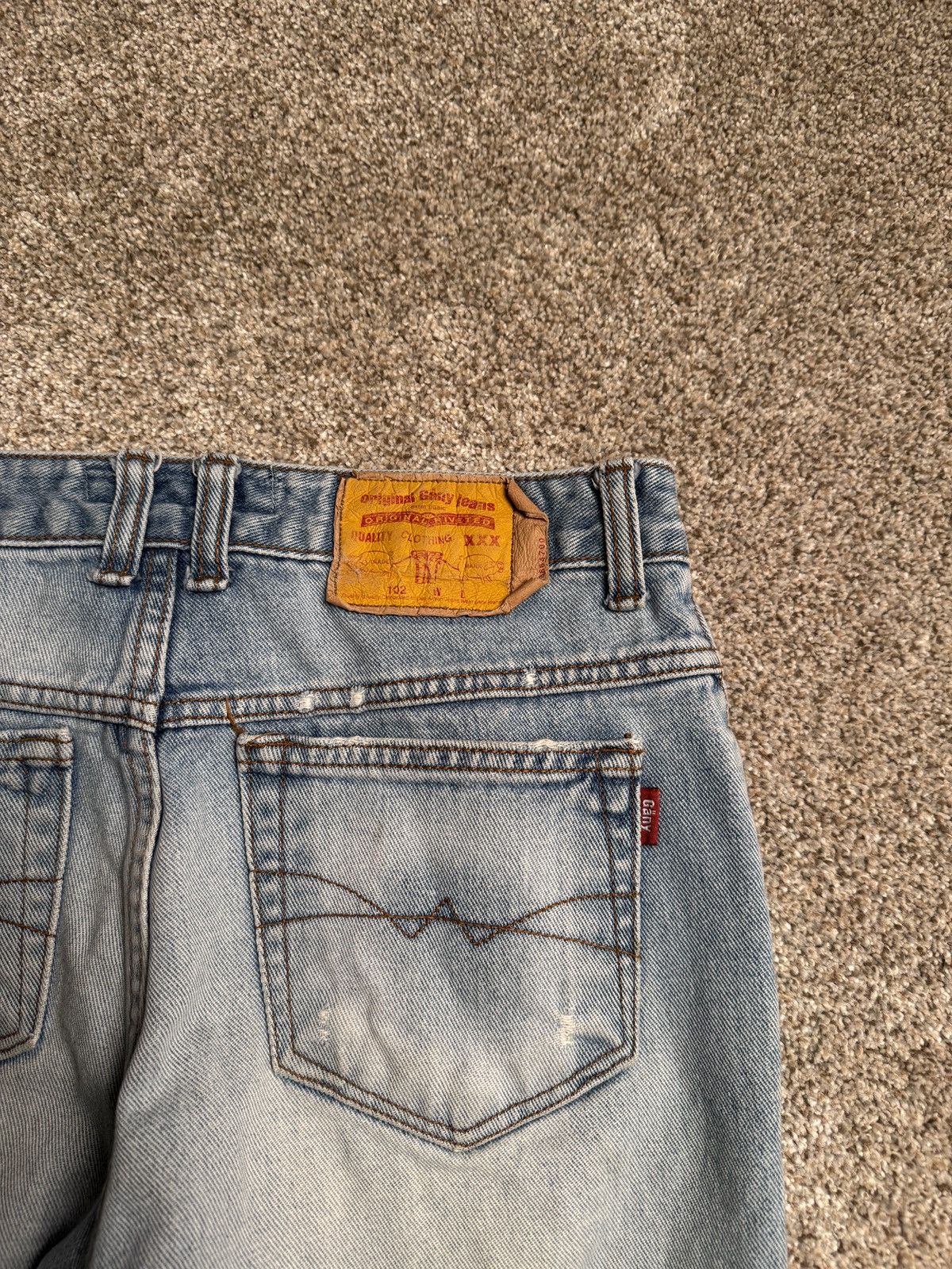 Other GANY JEANS LIGHT WASH FADED DENIM Size US 28 / EU 44 - 7 Thumbnail