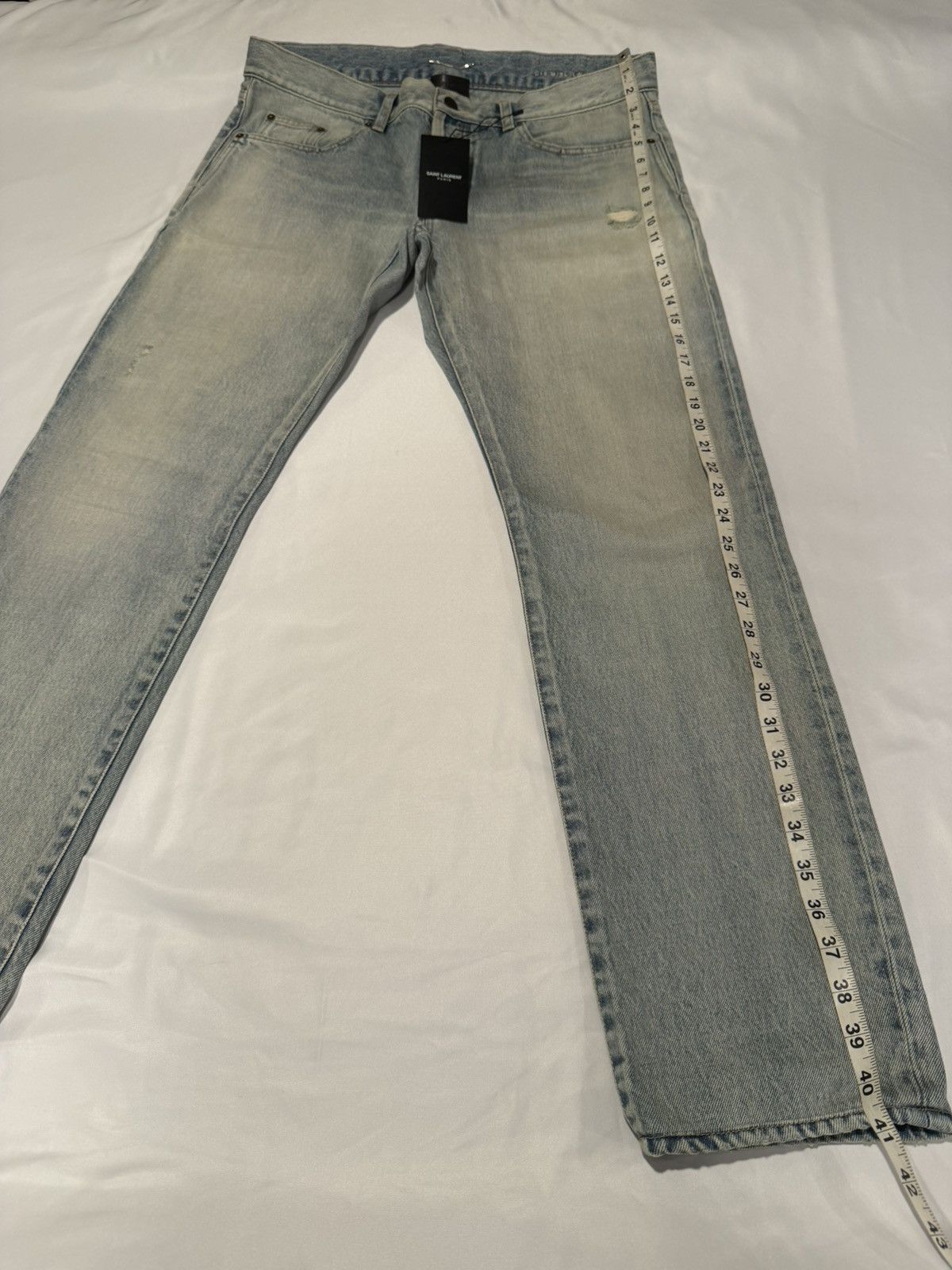 Saint Laurent Paris Saint Laurent men’s blue slim fit jeans. 33. $890 Size US 33 - 3 Thumbnail
