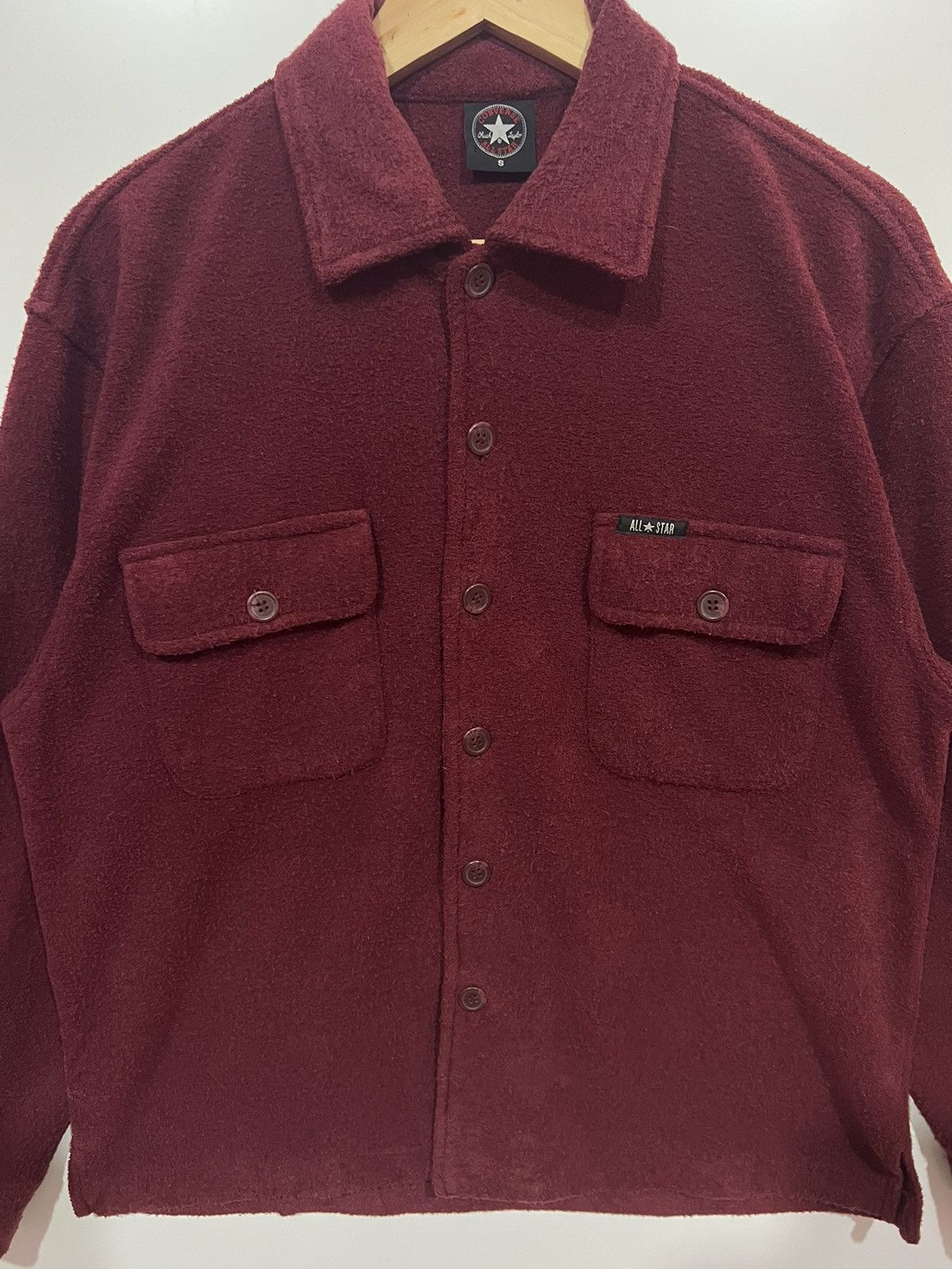 Converse Vtg converse fleece long sleeve shirt Size US M / EU 48-50 / 2 - 4 Thumbnail