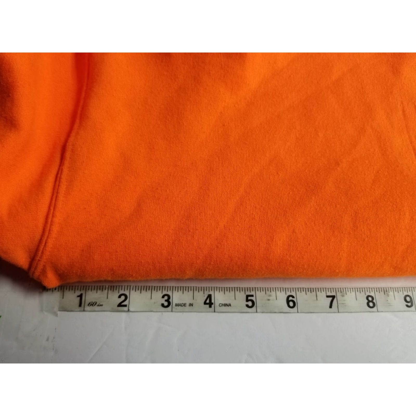 Anthropologie Anthropologie BSR Cropped Hoodie Sweatshirt XS Women Orange Love Pullover Long Sleeve V-Neck Cropped Activewear Size XS / US 0-2 / IT 36-38 - 3 Thumbnail