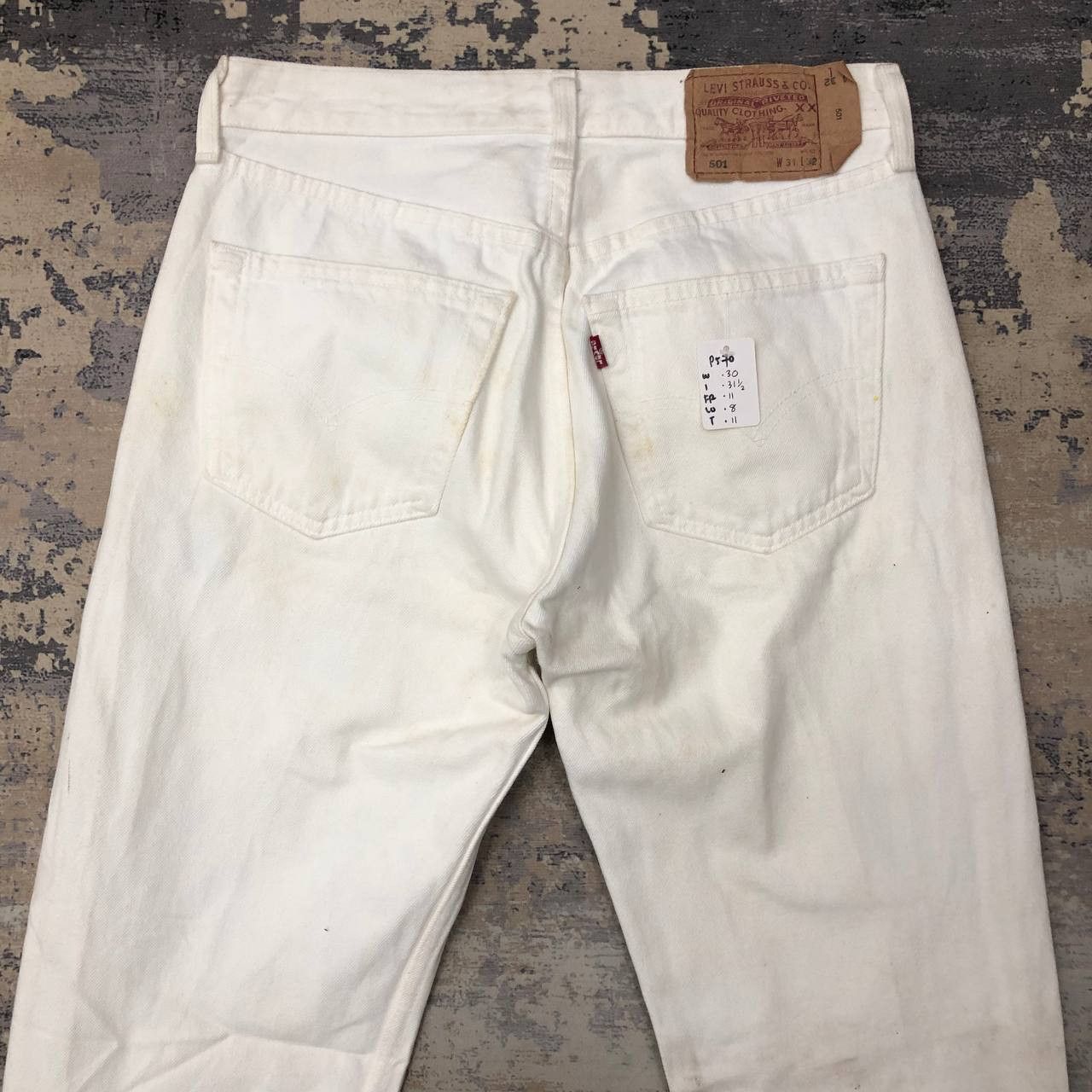 Levi's × Levi's Vintage Clothing P570 VTG 501 LEVI'S made in usa SLIMFIT JEANS Size US 30 / EU 46 - 4 Thumbnail