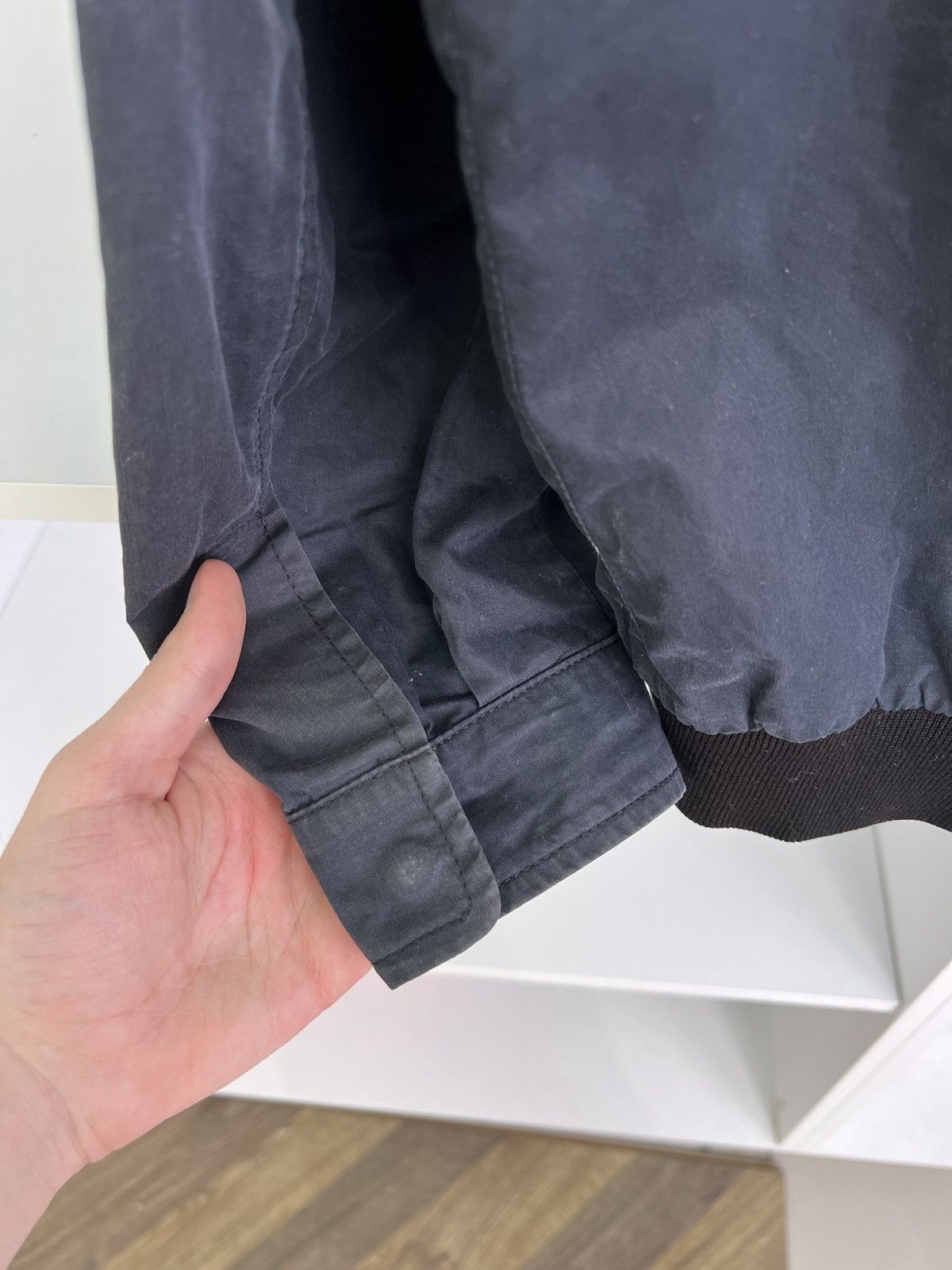Canali × Designer × Vintage Vintage Canali Bomber Navy Jacket Size US M / EU 48-50 / 2 - 15 Thumbnail