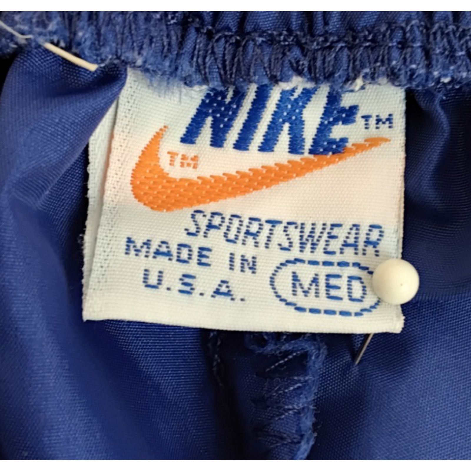 Nike Nike Orange Swoosh Track Pants Men's M Ankle Zip VTG 1970s Size US 30 / EU 46 - 6 Thumbnail