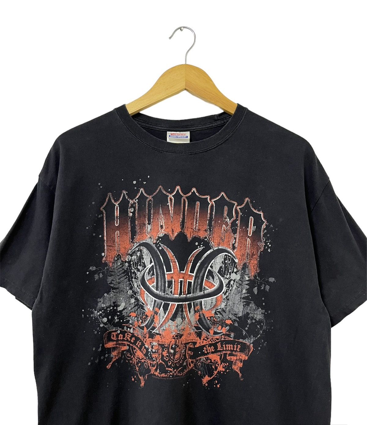 Band Tees × Vintage VINTAGE 00s HINDER AMERICAN POST GRUNGE ROCK BAND TSHIRT Size US L / EU 52-54 / 3 - 3 Thumbnail