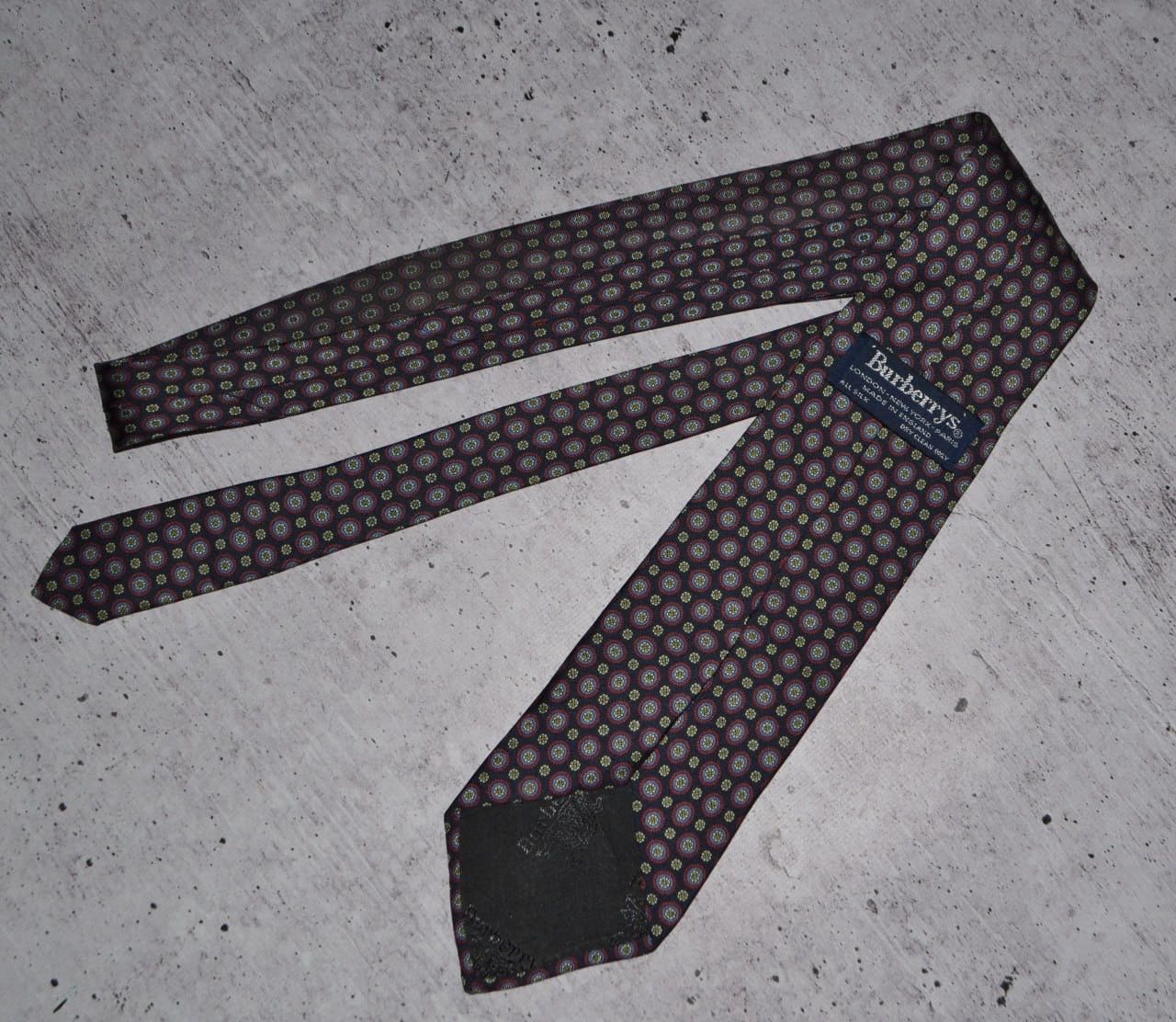 Burberry × Vintage Tie Burberrys Multicolour Silk Size ONE SIZE - 4 Thumbnail