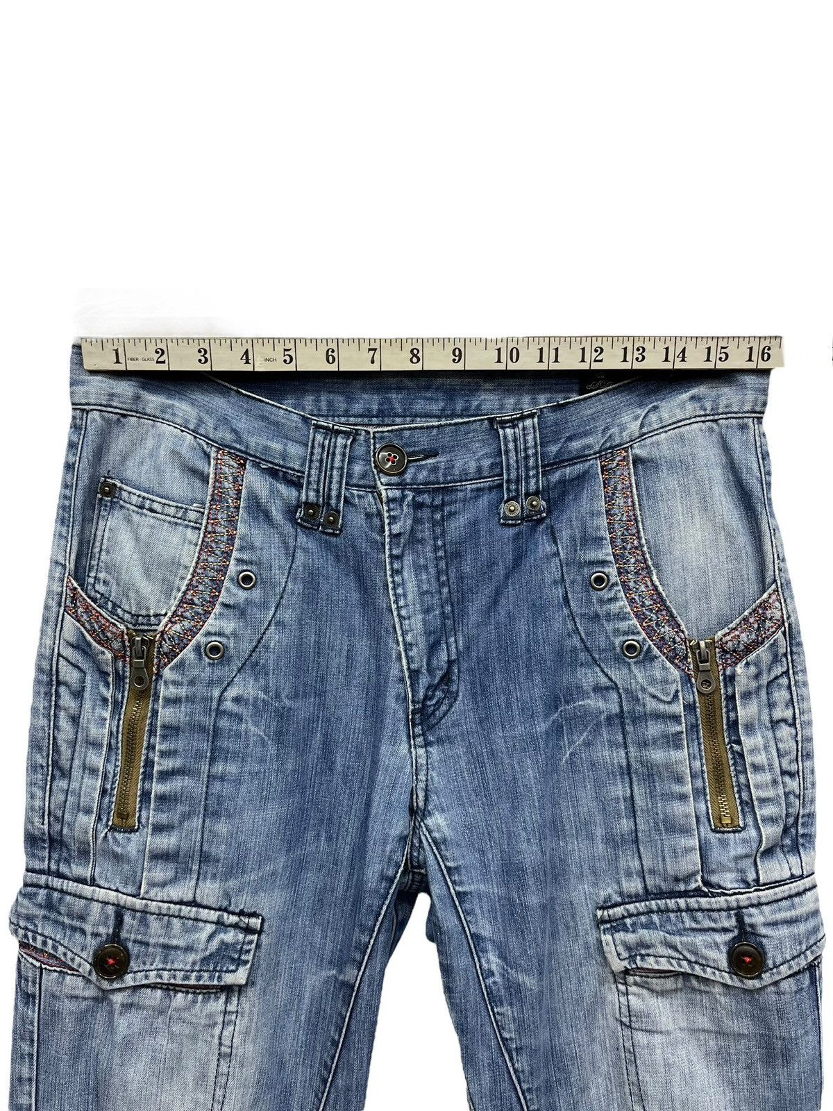 semanticdesign 🔥SEMANTIC DESIGN Distressed Denim Cargo Pants Size US 32 / EU 48 - 10 Thumbnail