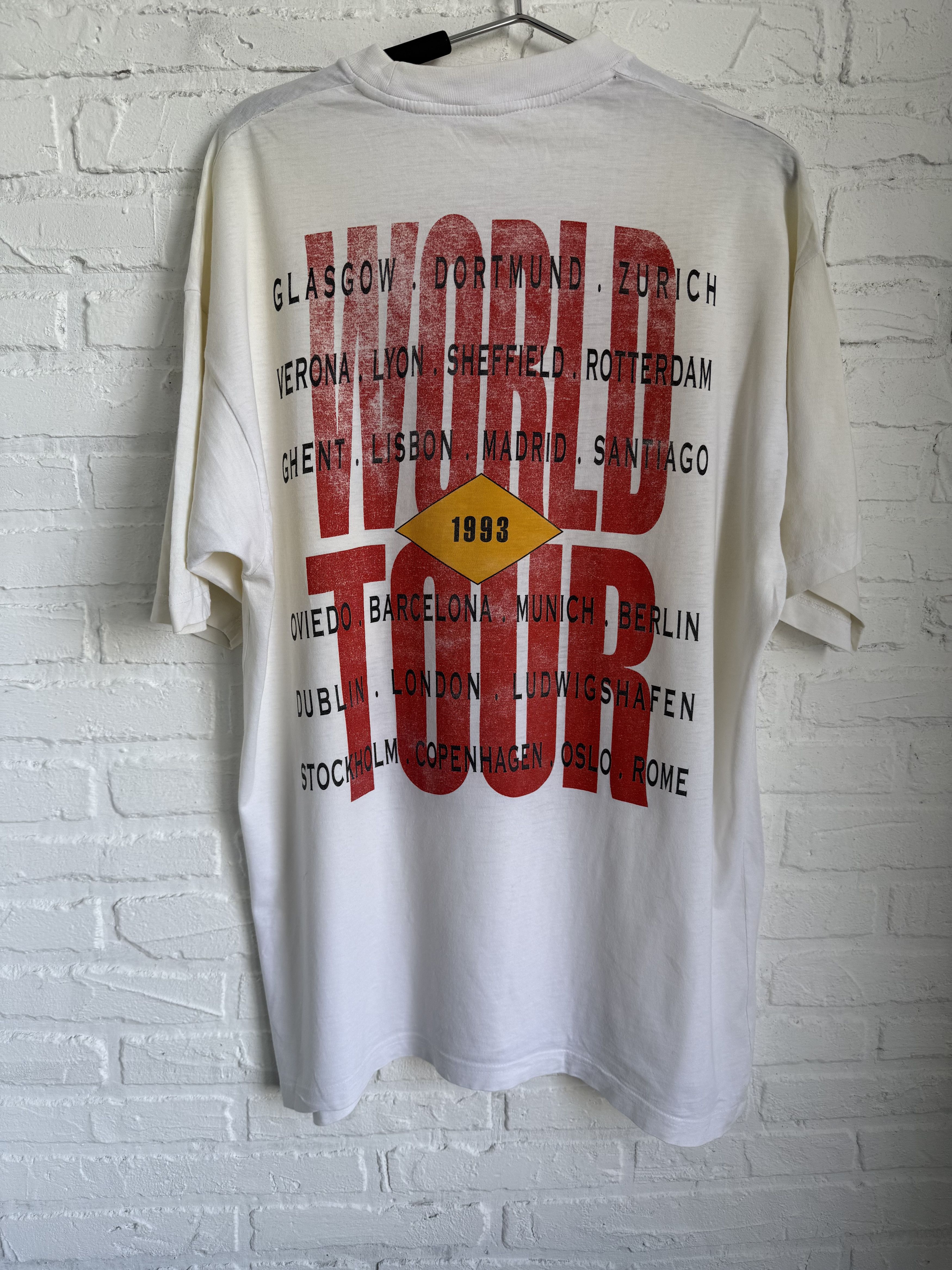 Band Tees × Vintage Vintage 1993 Bruce Springsteen world tour t-shirt Size US XL / EU 56 / 4 - 13 Thumbnail