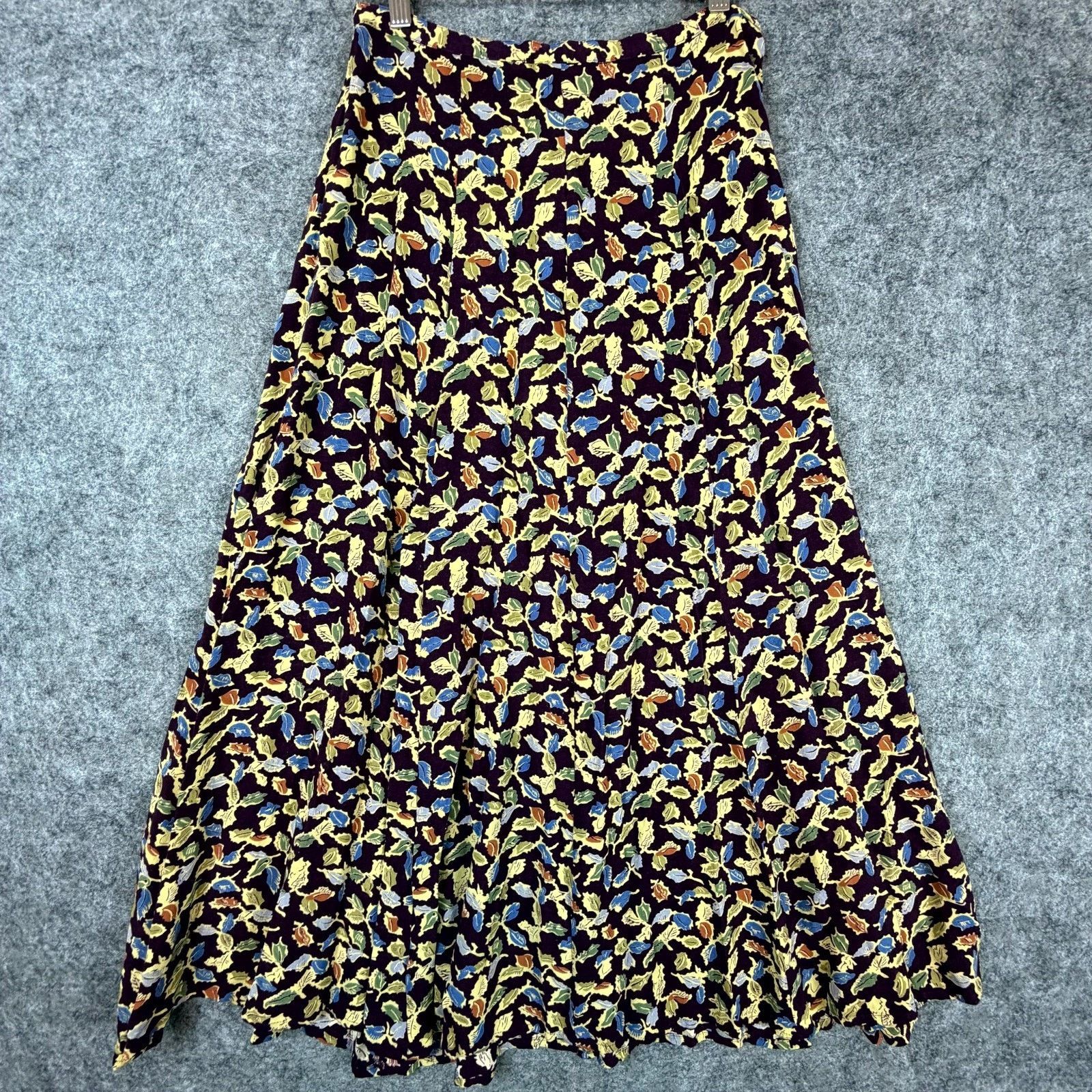 Eddie Bauer Vintage 90s Eddie Bauer Skirt Womens 12 Autumn Dark Romantic Size 34" / US 12 / IT 48 - 2 Thumbnail
