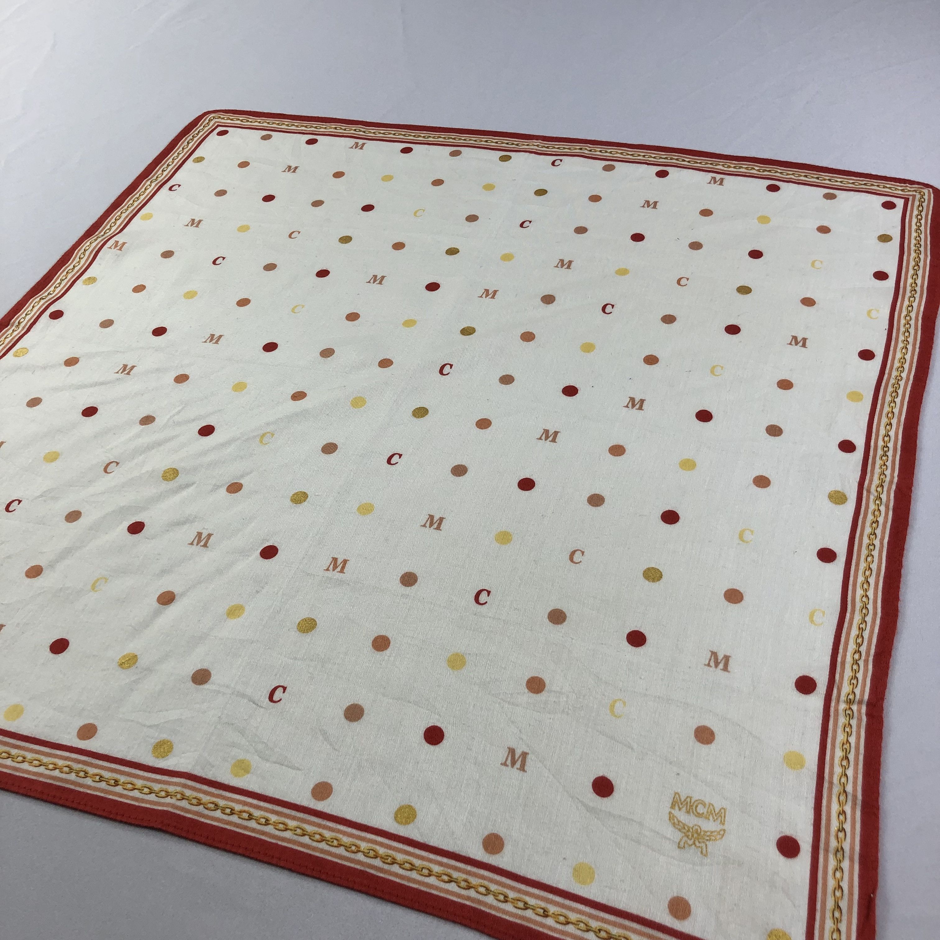 MCM × Vintage MCM Handkerchief Neckerchief Bandana H2027 Size ONE SIZE - 3 Thumbnail
