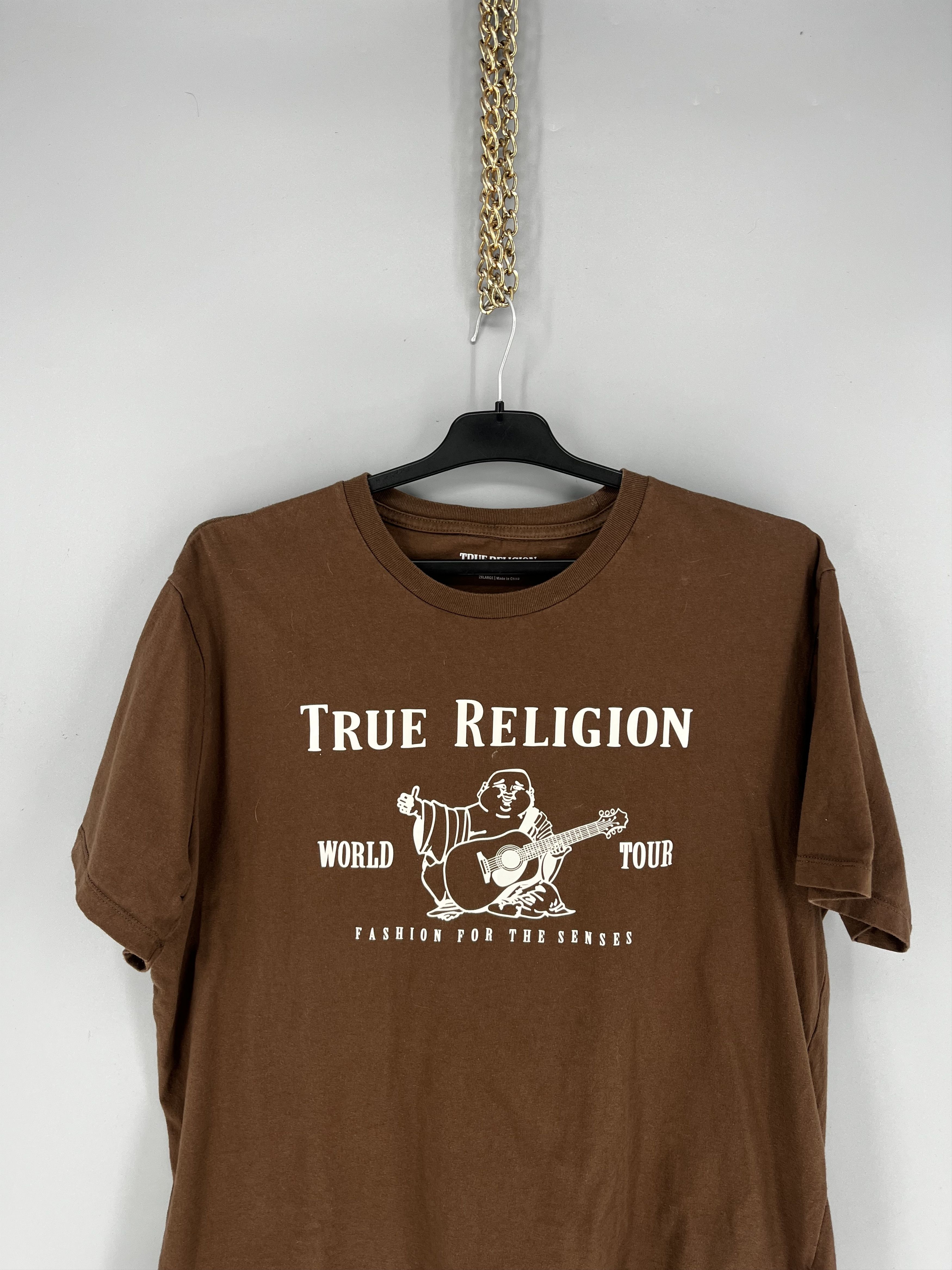 Japanese Brand True Religion Big Buddha Chief Keef Style Rap T Shirt Size US XL / EU 56 / 4 - 6 Thumbnail