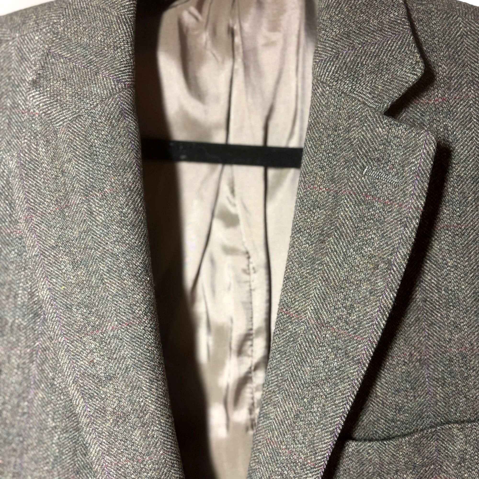 Ralph Lauren Lauren Ralph Lauren Silver Label Mens Herringbone Blazer Twe Size 40R - 8 Thumbnail