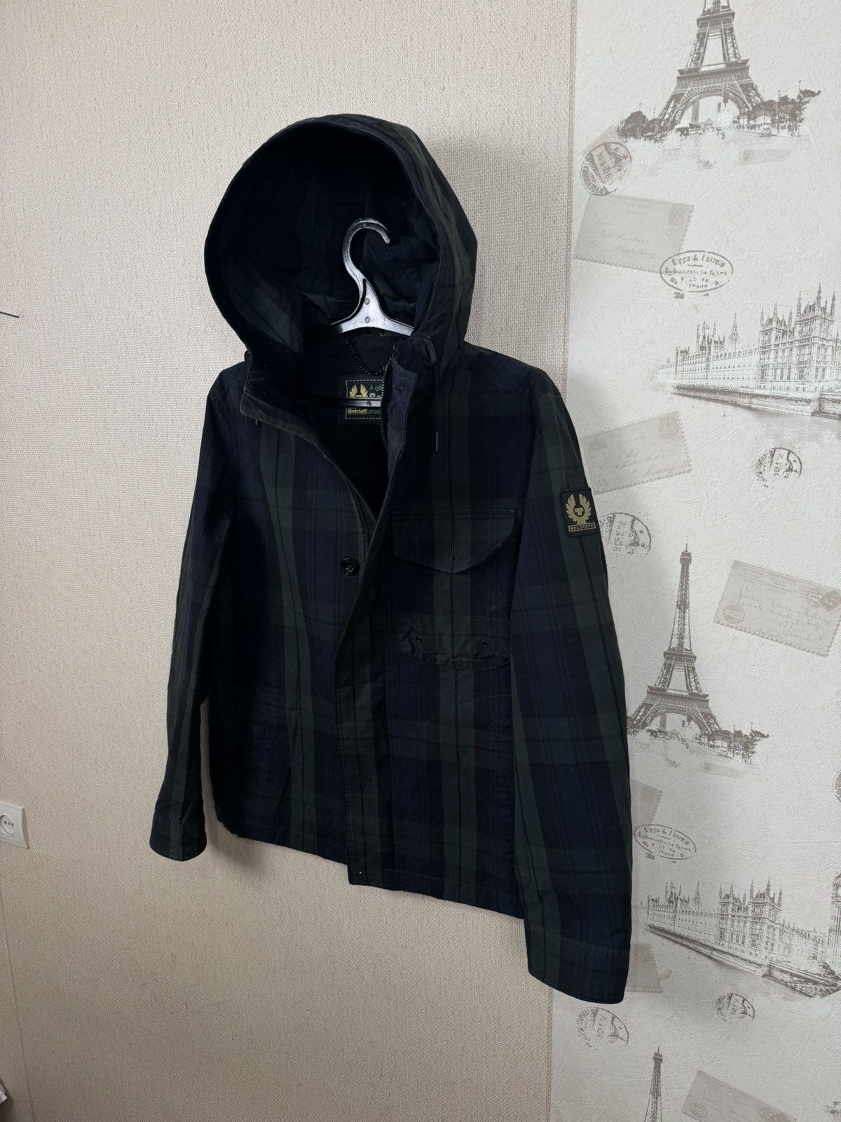 Belstaff Belstaff Watchman Wax Jacket Raincoat Checked Mens M Size US M / EU 48-50 / 2 - 3 Thumbnail