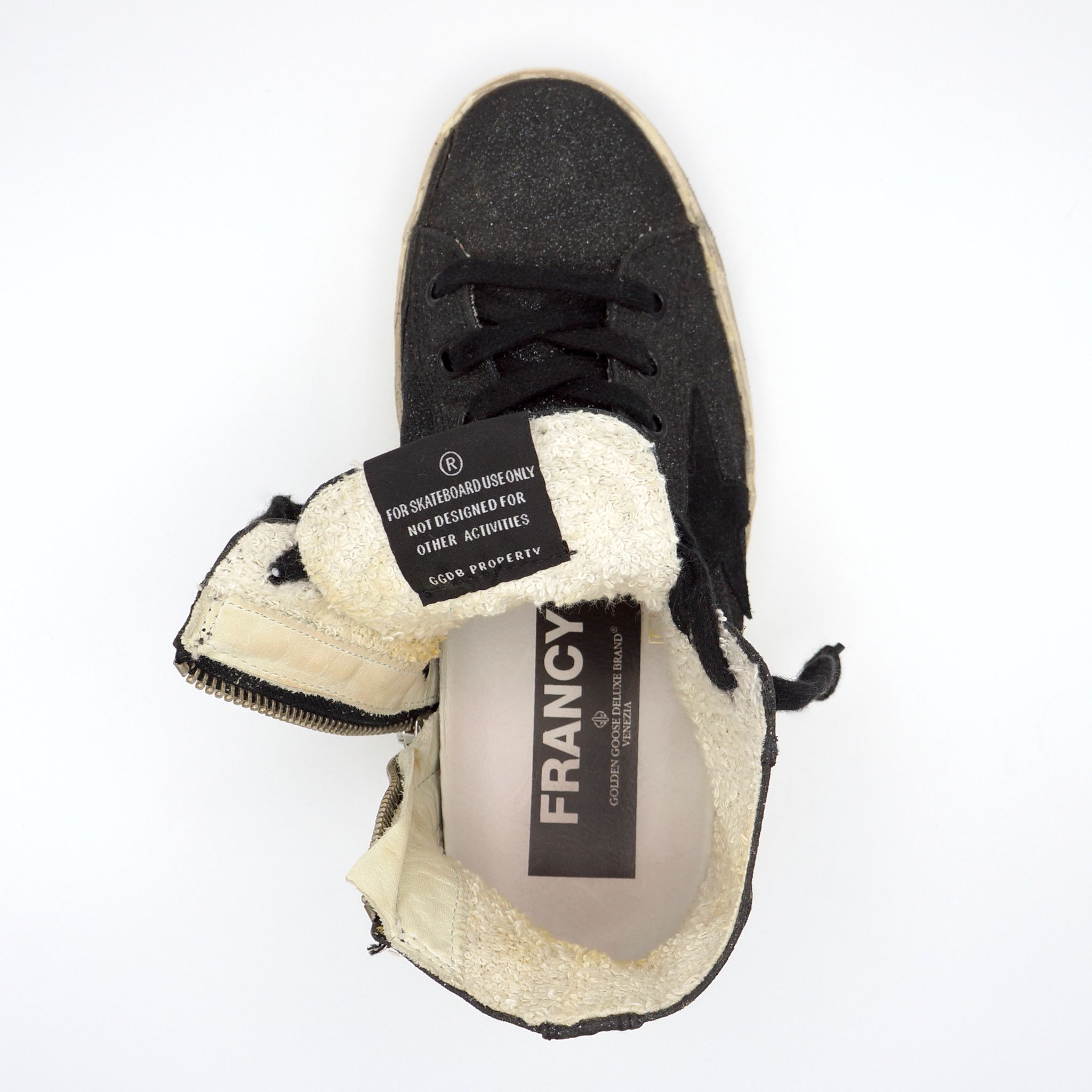 Golden Goose Francy Glitter Metallic Black Size US 6 / IT 36 - 6 Thumbnail