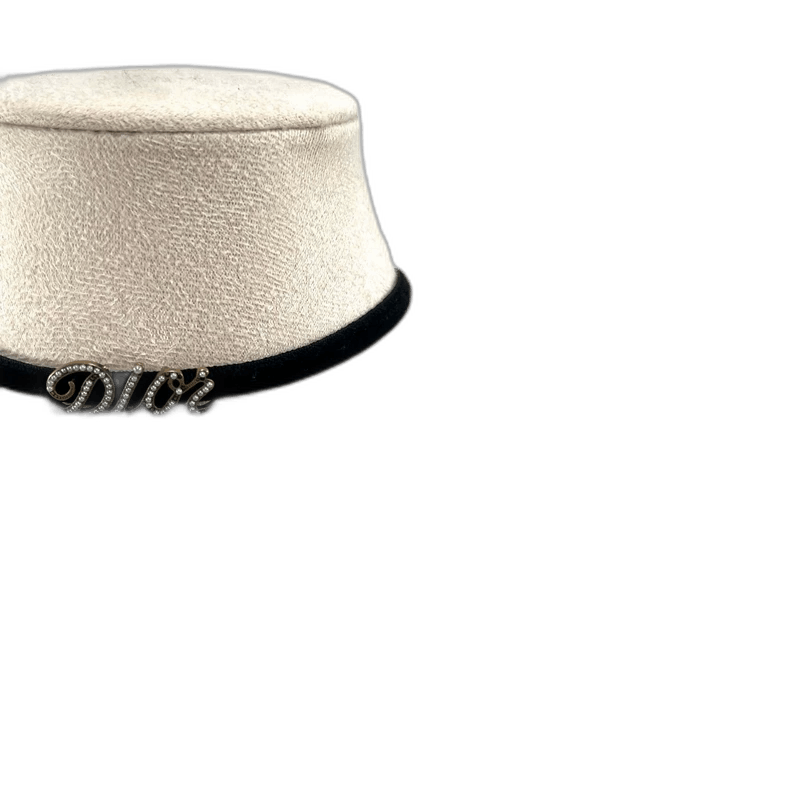 Dior Dior Black Velvet Choker Necklace Size ONE SIZE - 1 Thumbnail
