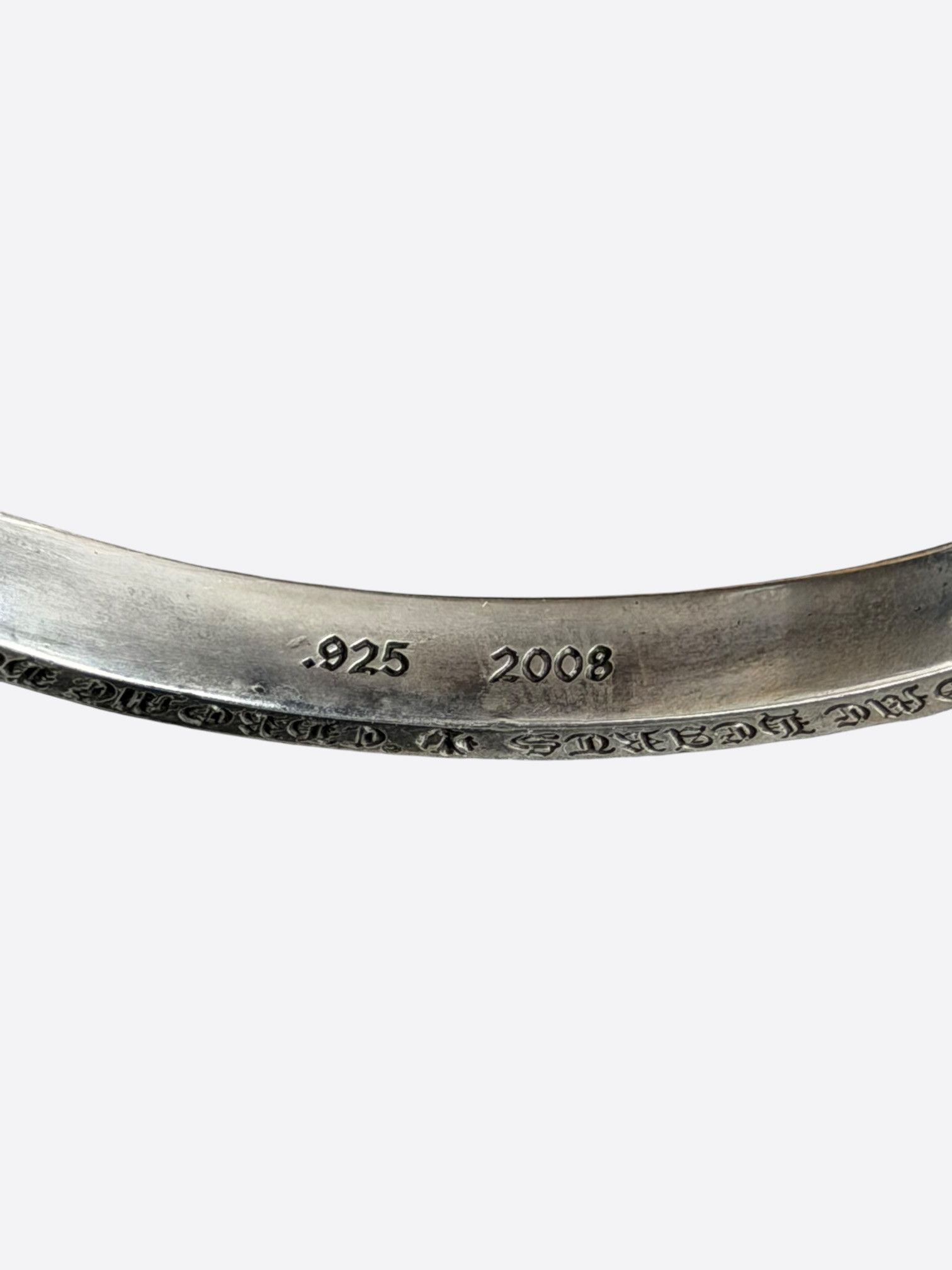 Chrome Hearts Chrome Hearts Silver Spacer Bangle Bracelet Size ONE SIZE - 4 Thumbnail
