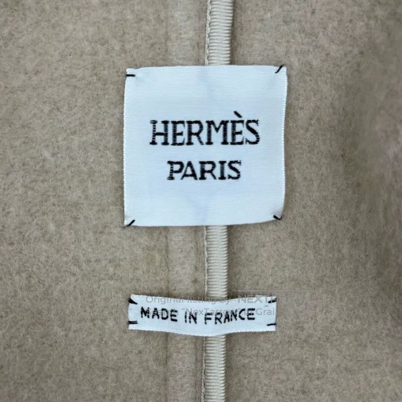 Hermes Hermes Camel Leather Patch Camel Hair Tweed Coat Size XS / US 0-2 / IT 36-38 - 5 Thumbnail