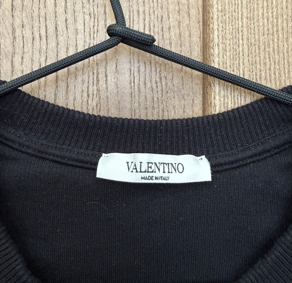 Valentino Valentino VLTN Black Sweatshirt Center Logo Men's Size XXL Size US XXL / EU 58 / 5 - 6 Thumbnail