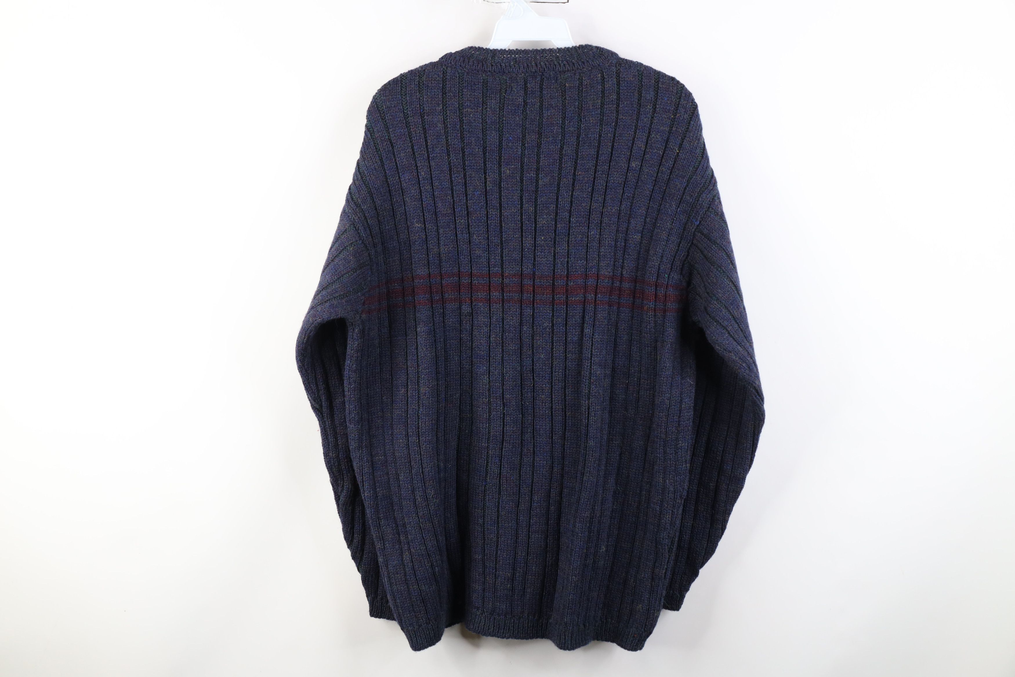 L.L. Bean Vintage 70s LL Bean Wool Ribbed Knit Crewneck Sweater Size US M / EU 48-50 / 2 - 8 Thumbnail