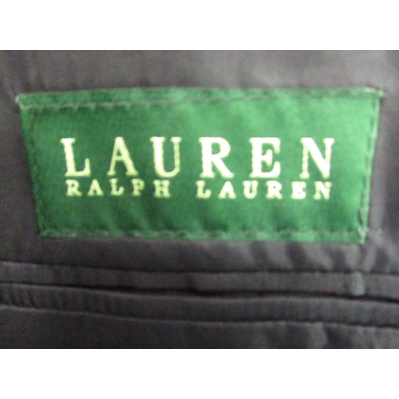 Ralph Lauren LAUREN RALPH LAUREN Wool Blazer Sport Jacket 44L Blazer Gray Stripe Mens Regular Notch Lapel 3-Button Front Chest 44 Size 44R - 4 Thumbnail
