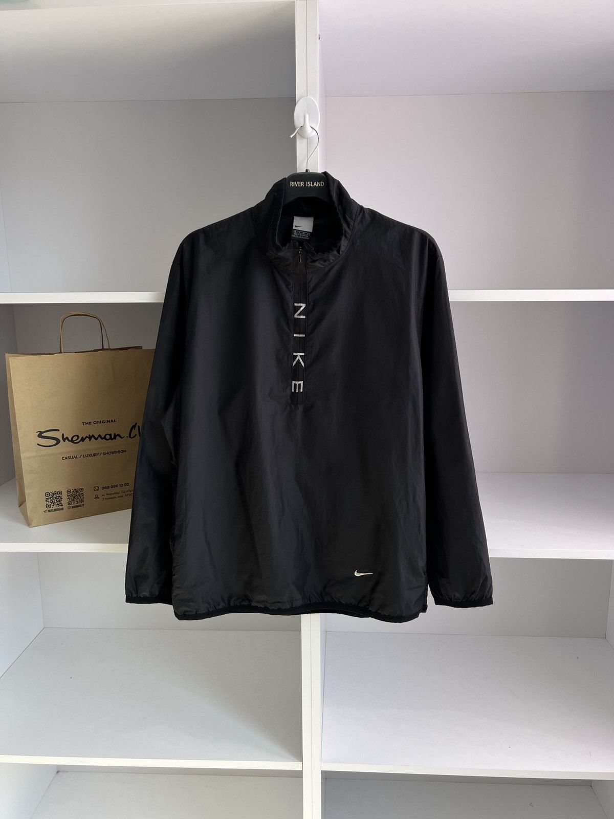 Vintage Nike windbreaker drill jacket