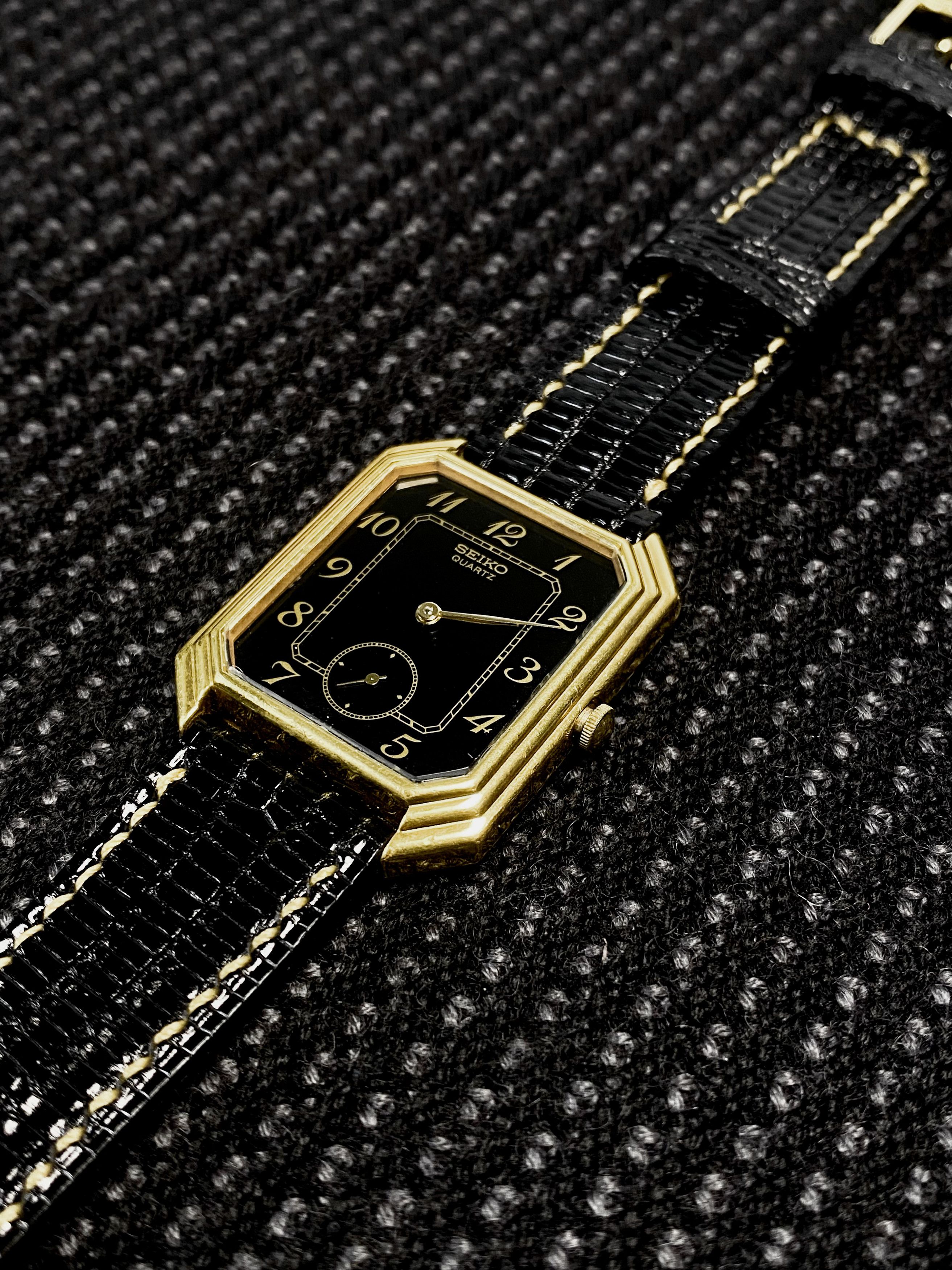 Seiko × Vintage 💥 Vtg 80's Seiko Sub Second Octagon Size ONE SIZE - 4 Thumbnail