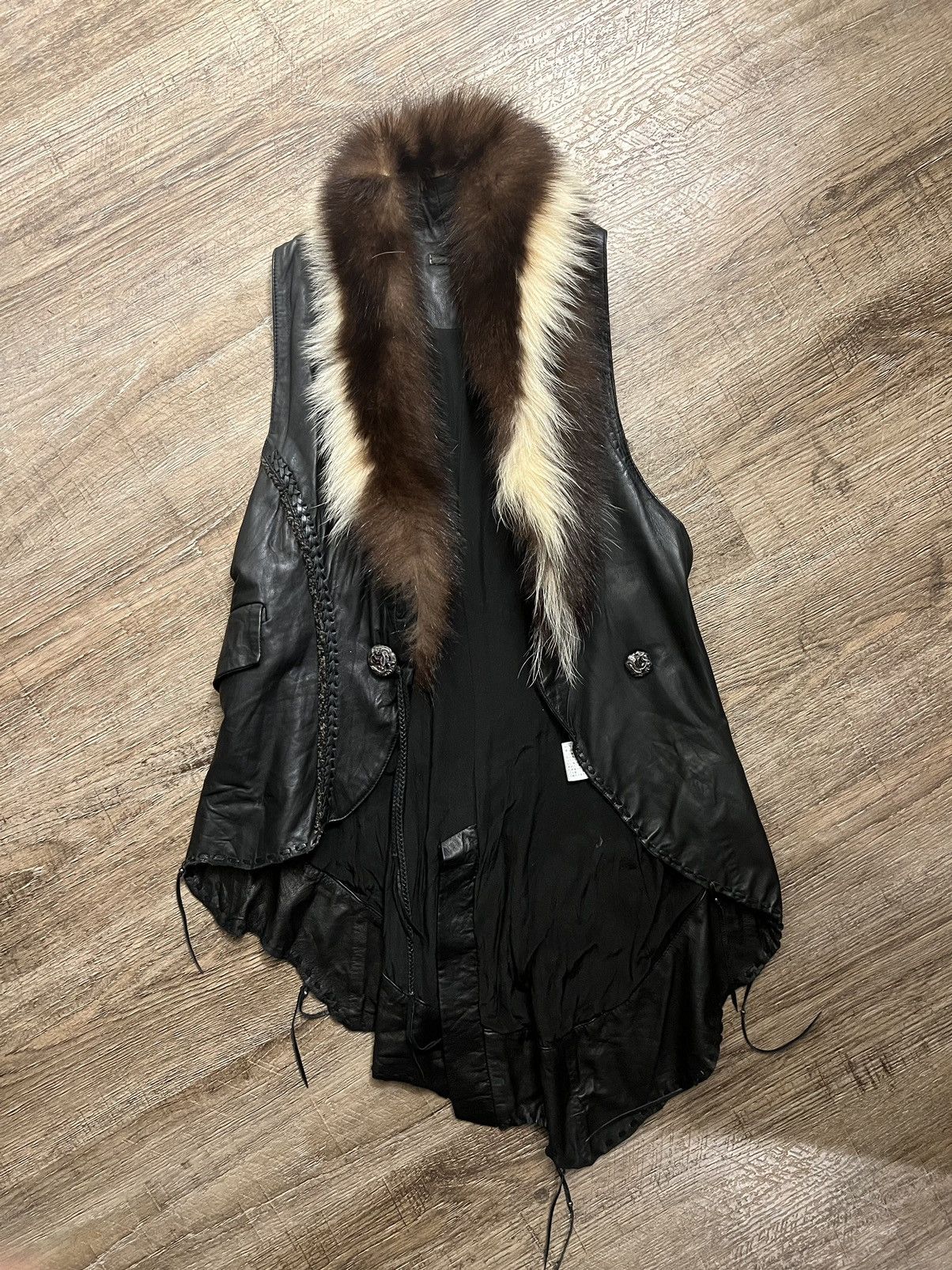image of 14Th Addiction Skunk Vest in Black, Men's (Size Small)