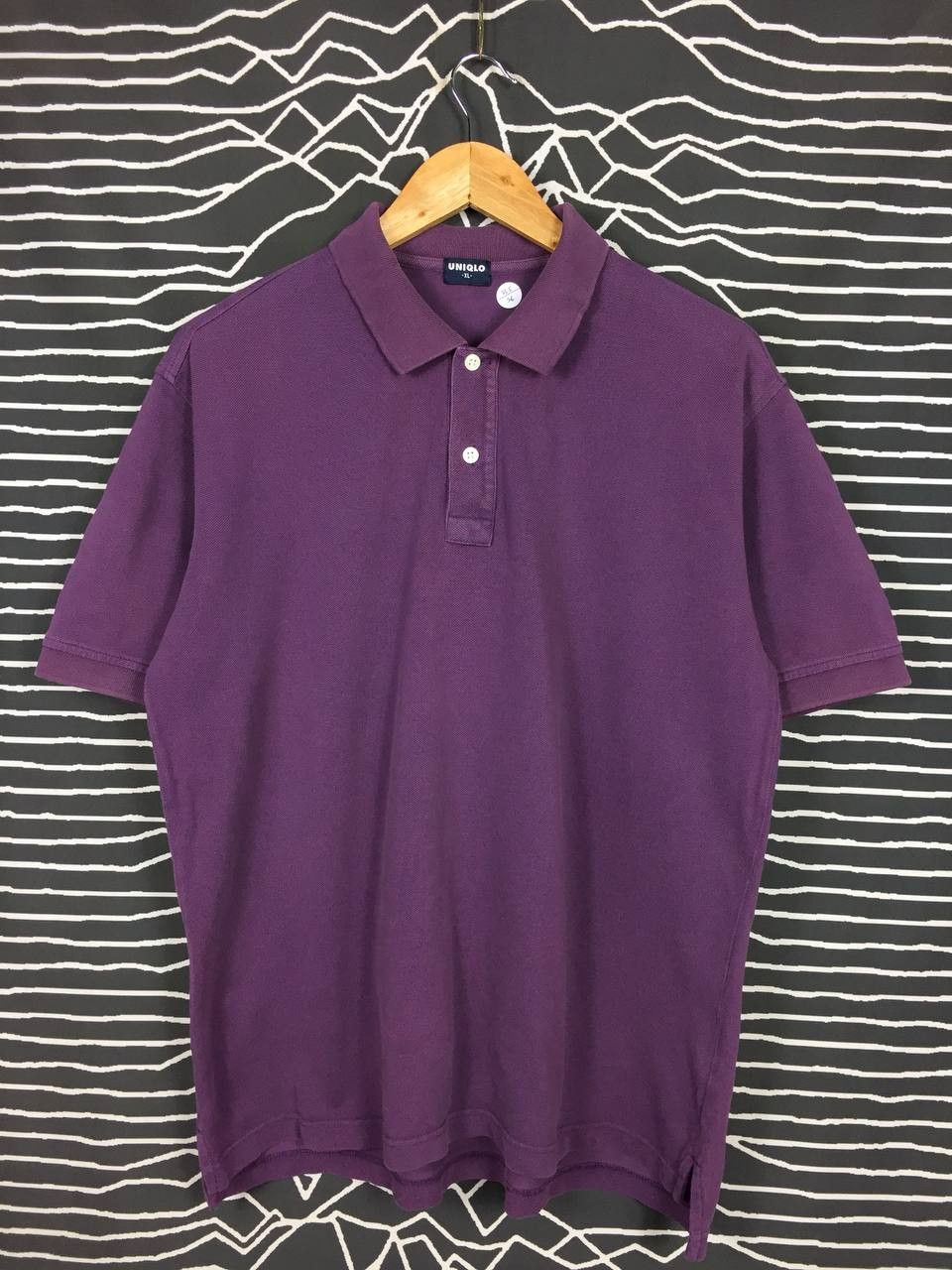 Japanese Brand × Uniqlo Vtg Uniqlo Plain Casual Essential Polo Tee Size US XL / EU 56 / 4 - 2 Thumbnail