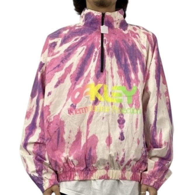 Oakley Vintage Oakley Thermonuclear Protection Tie Dye Half Zip Size US XL / EU 56 / 4 - 20 Thumbnail