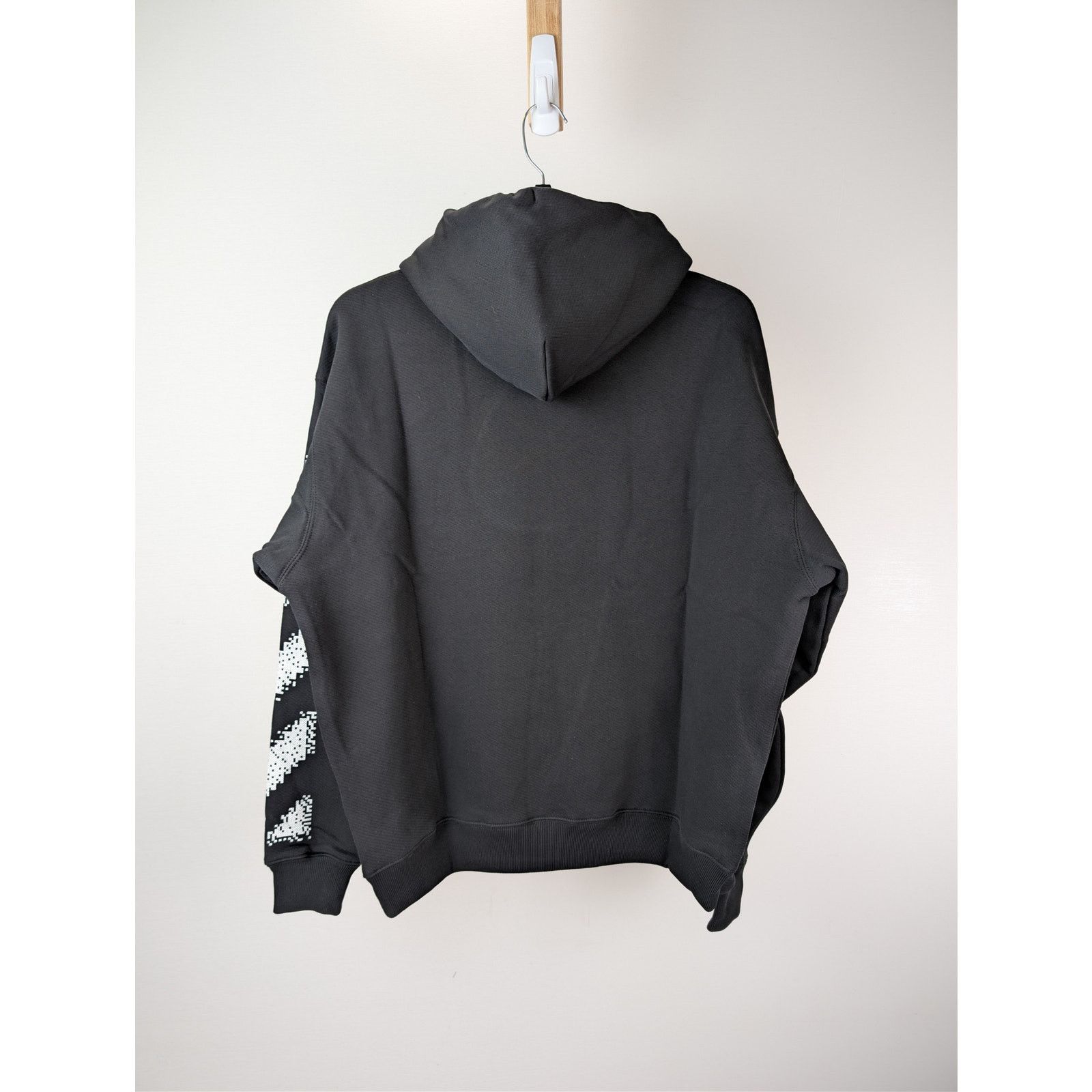 Off-White o1rshd1 Pixel Diag Skate Hoodie in Black/White Size US XL / EU 56 / 4 - 11 Thumbnail