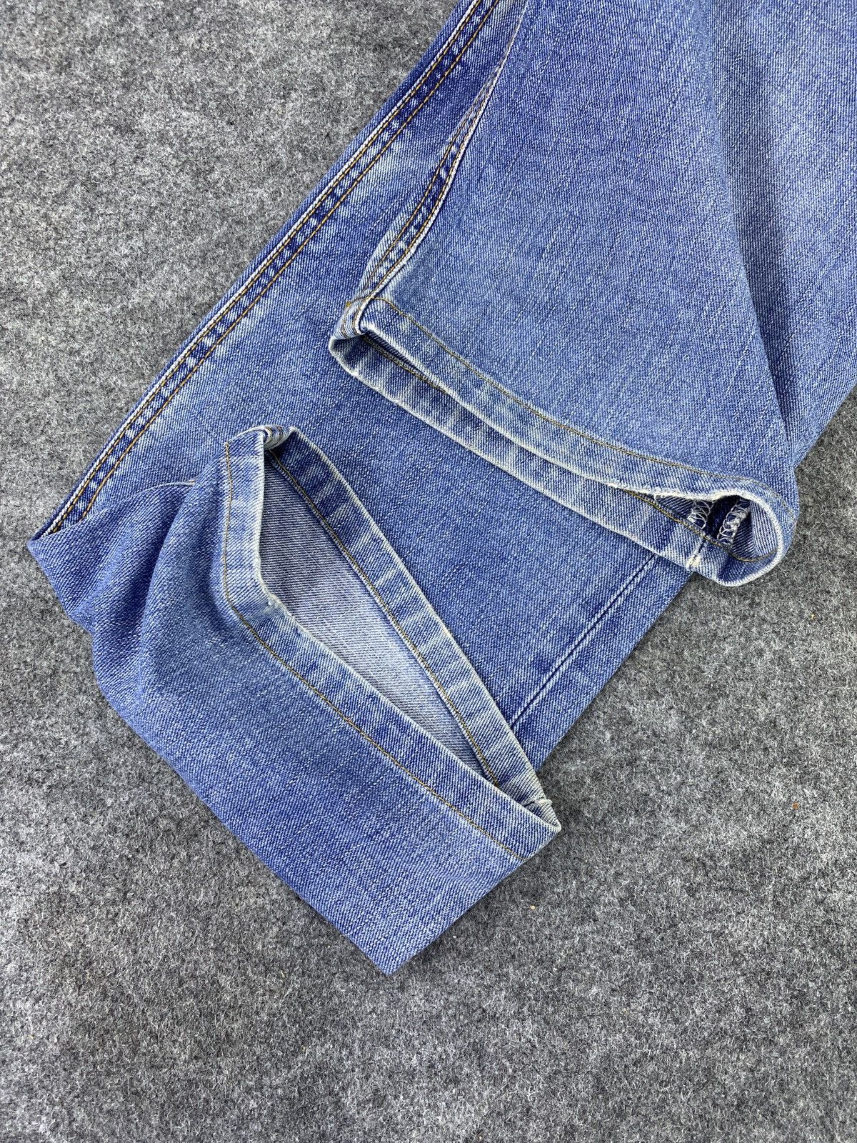 Edwin × Jean × Vintage Edwin 503zz Distress Blue Wash Jeans - J970 Size US 34 / EU 50 - 12 Thumbnail