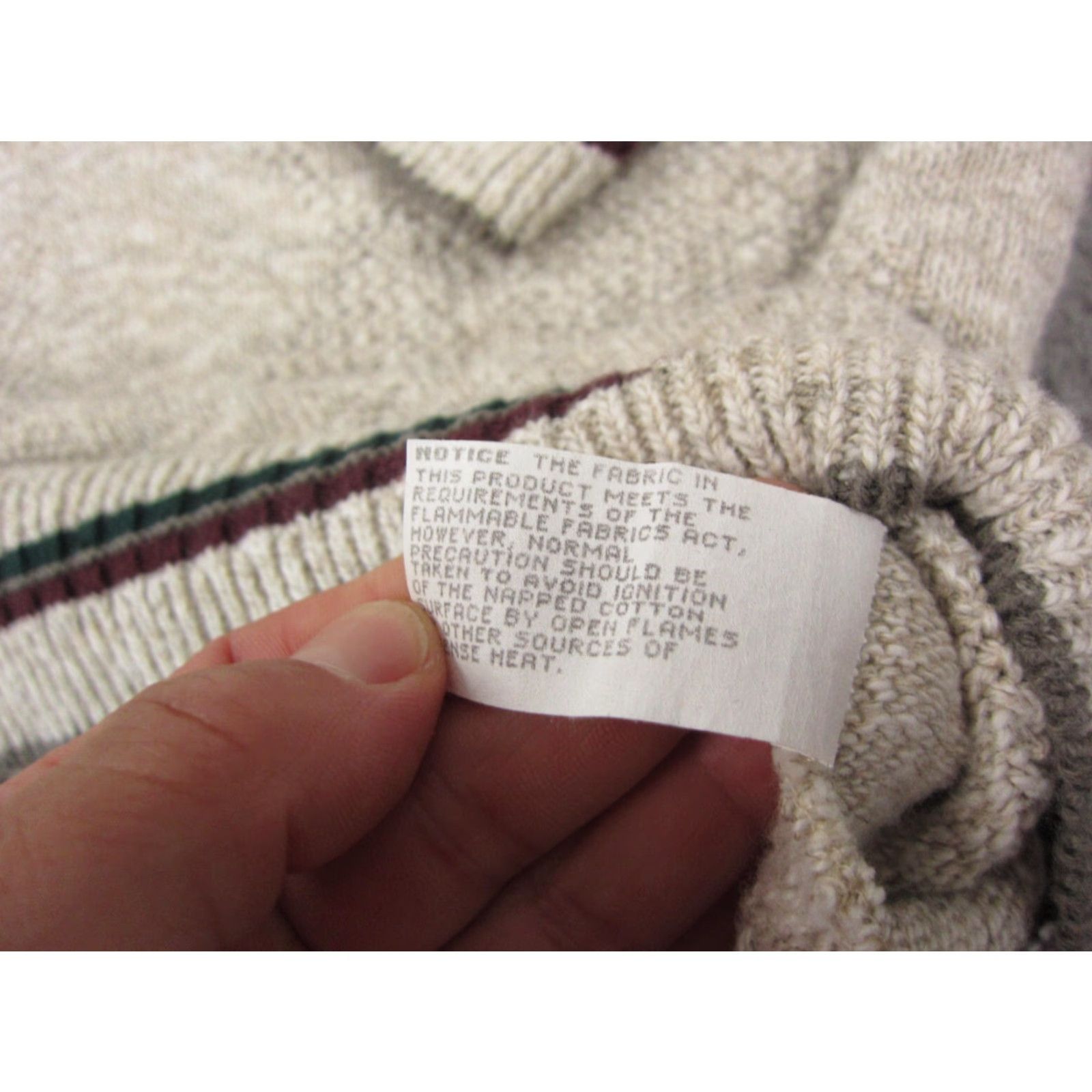 Croft & Barrow VINTAGE Croft & Barrow Sweater Mens XL Beige Embroidered Golf Crew Neck Pullover Knit Long Sleeve Cotton Rayon 80s 90s Casual Travel USA US Made Mens Size US XL / EU 56 / 4 - 7 Thumbnail