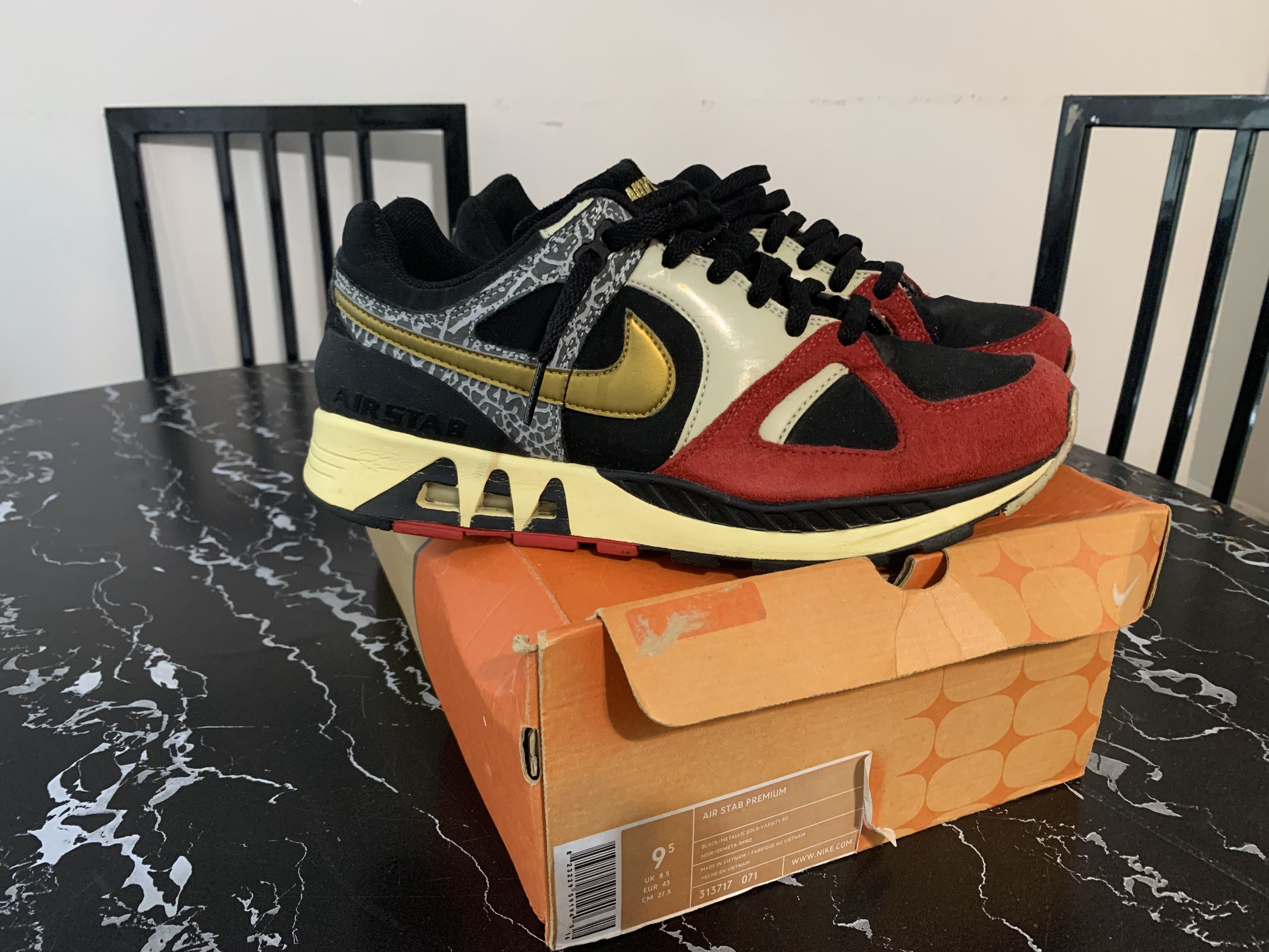 Nike 2006 Nike Air Stab PRM “Elephant Print” Sz 9.5 