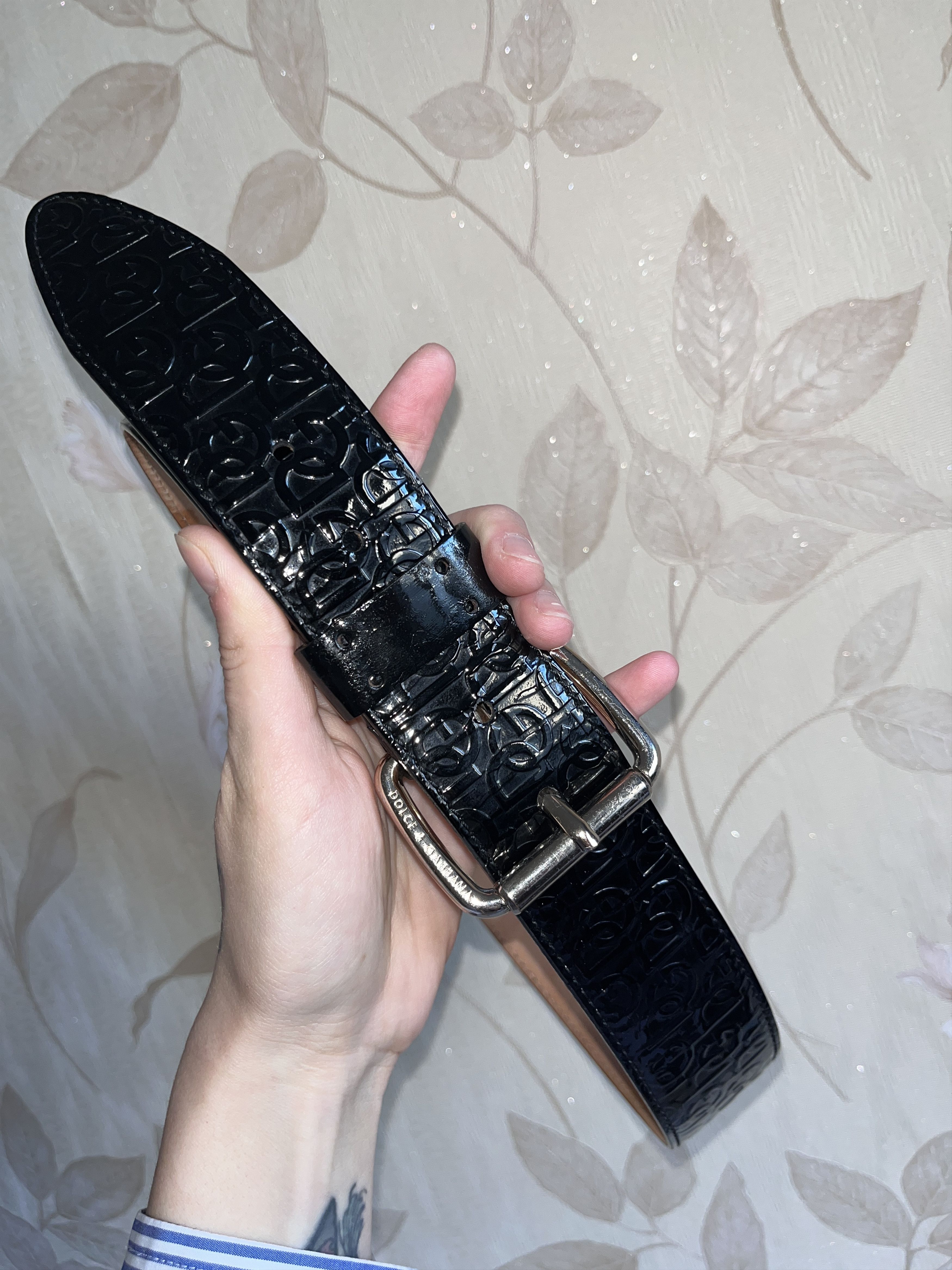 Dolce & Gabbana Vintage Dolce Gabbana Metal Big Logo DG Monogram Belt Y2K Size ONE SIZE - 9 Thumbnail