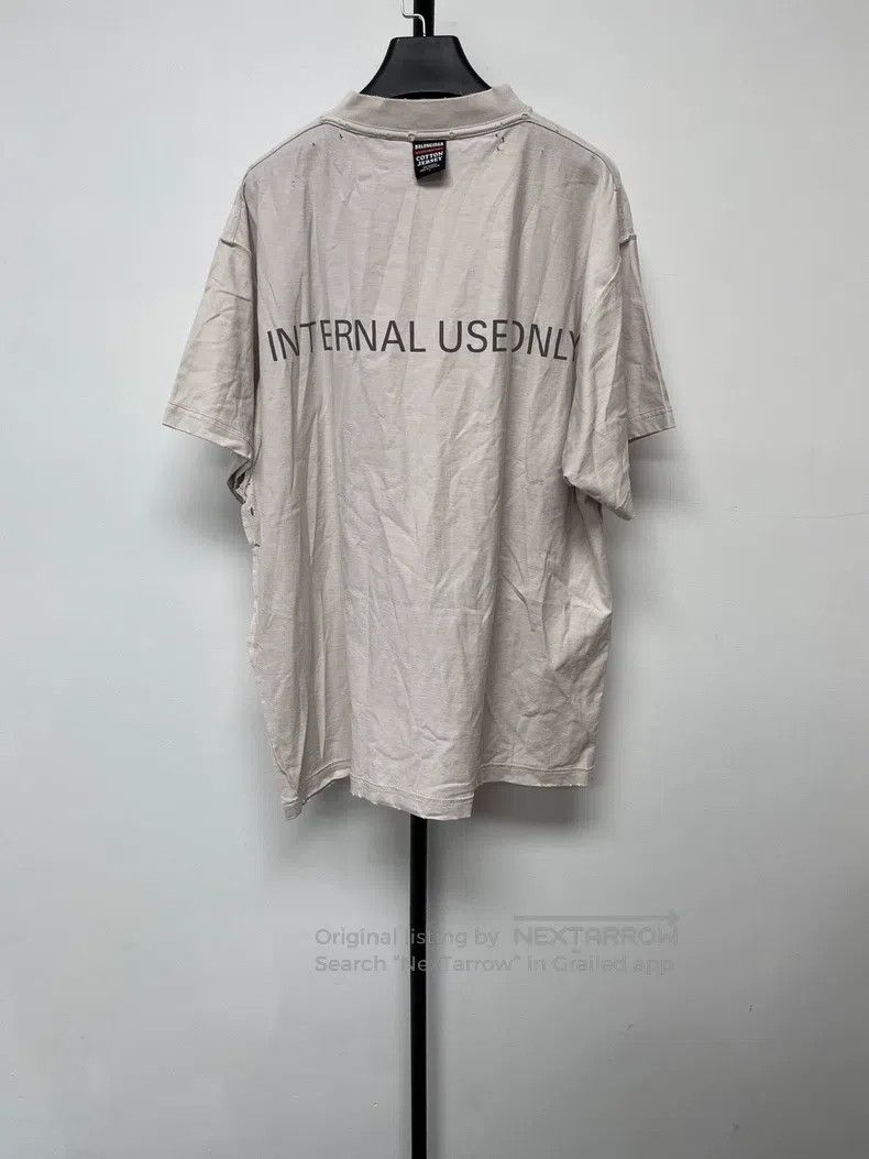 Balenciaga Balenciaga Letter print round neck short sleeve T-shirt, g Size US S / EU 44-46 / 1 - 2 Thumbnail